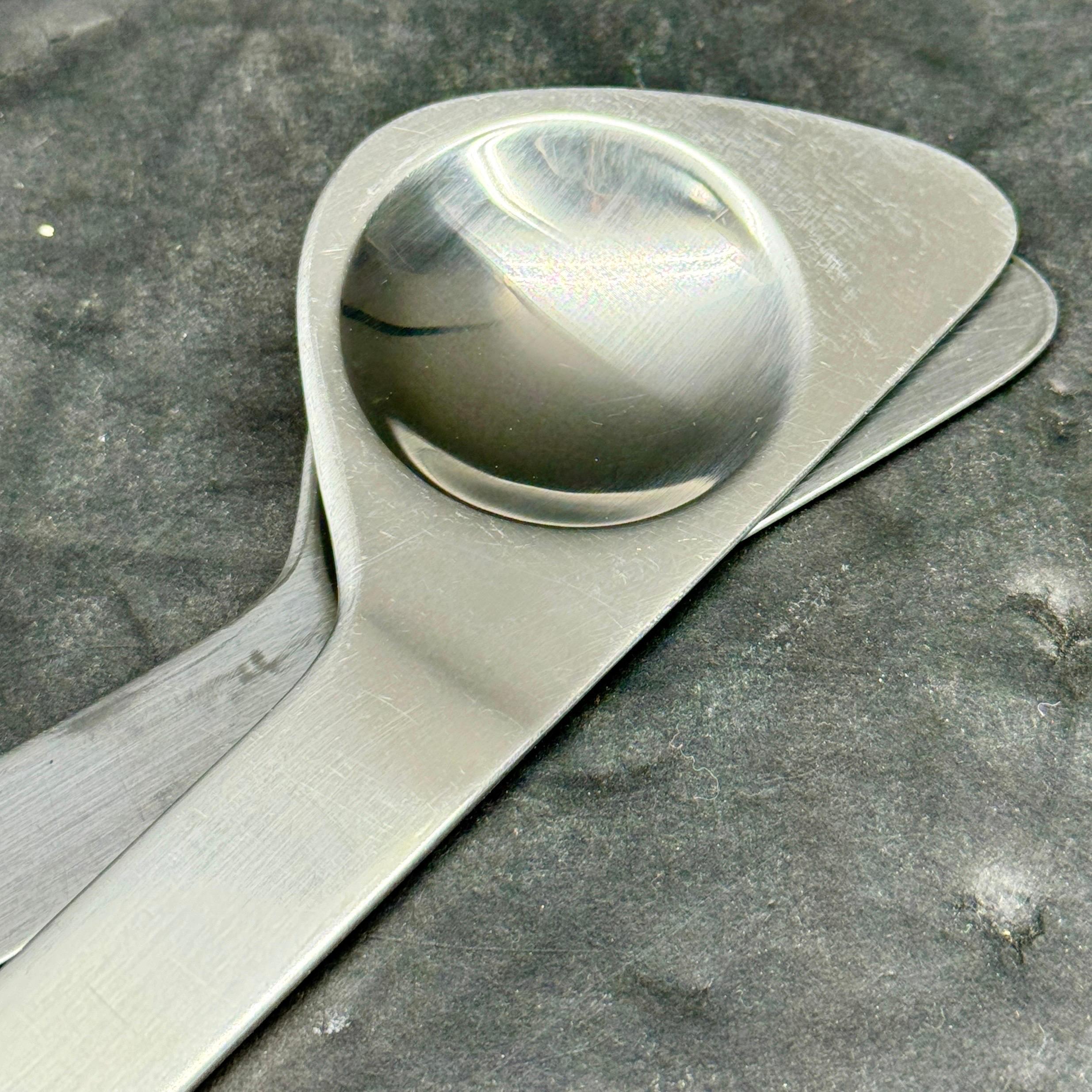 Ensemble à salade Cylinda Line en acier inoxydable Arne Jacobsen Stelton, 1970 en vente 4