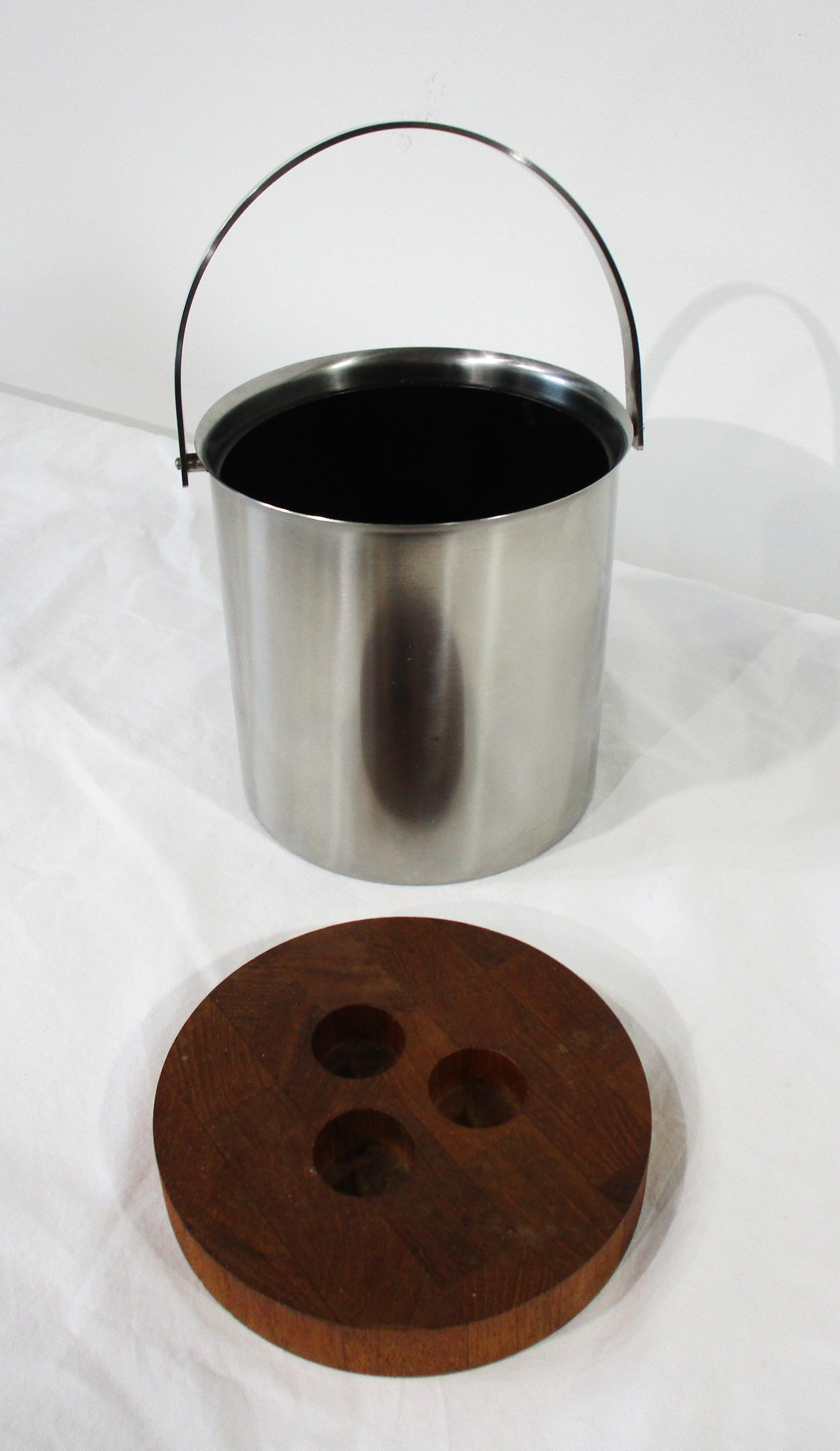 20th Century Arne Jacobsen Stelton Ice Bucket Denmark For Sale