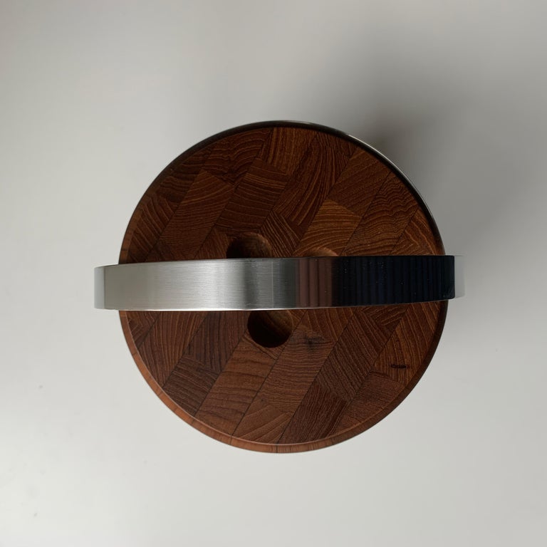 Arne Jacobsen Stelton Wine Cooler / Ice Bucket with Ice Tong For Sale at 1stDibs