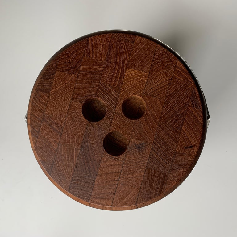 Arne Jacobsen Stelton Wine Cooler / Ice Bucket with Ice Tong For Sale at 1stDibs