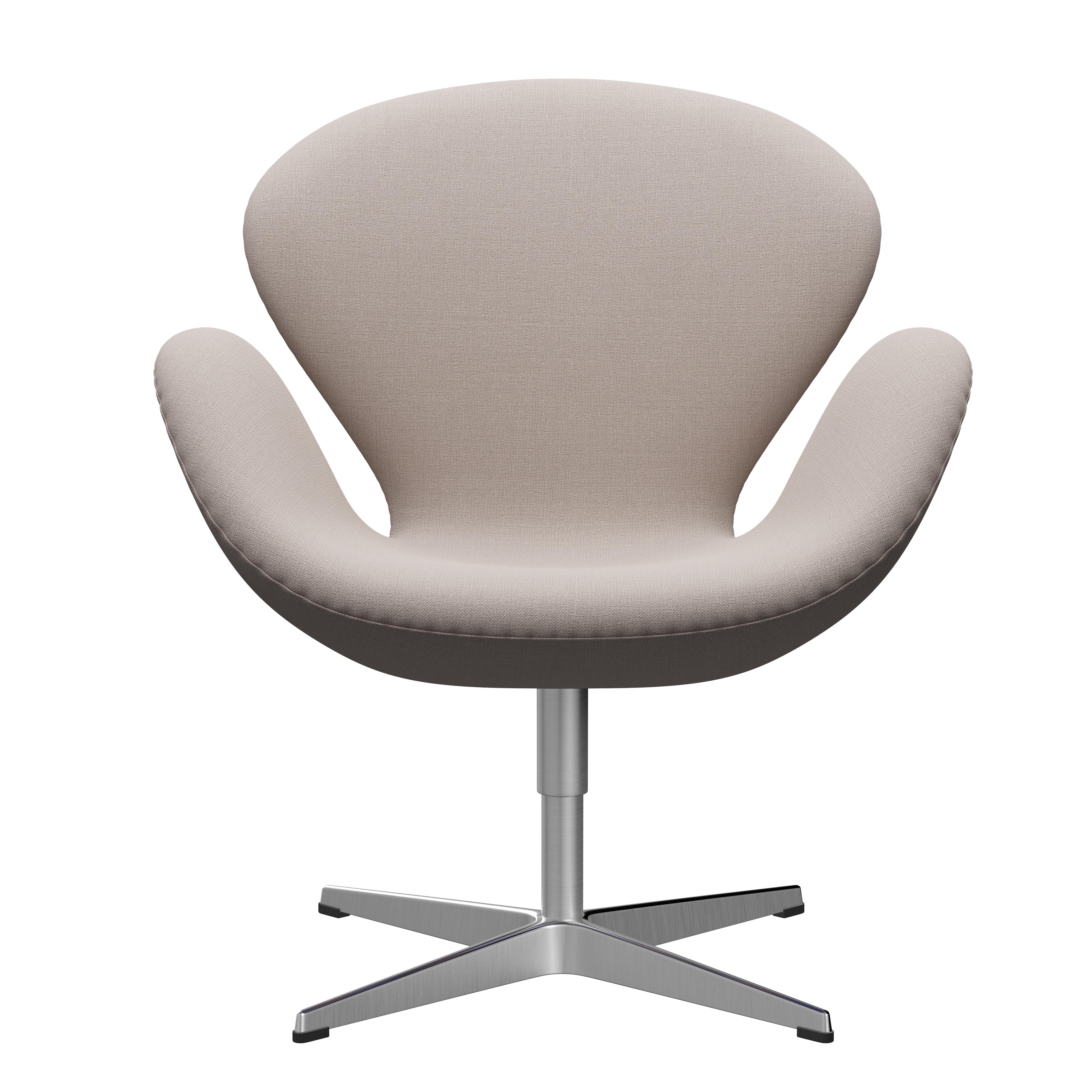 Sedia 'Swan' di Arne Jacobsen per Fritz Hansen con rivestimento in tessuto Christianshavn in vendita 7