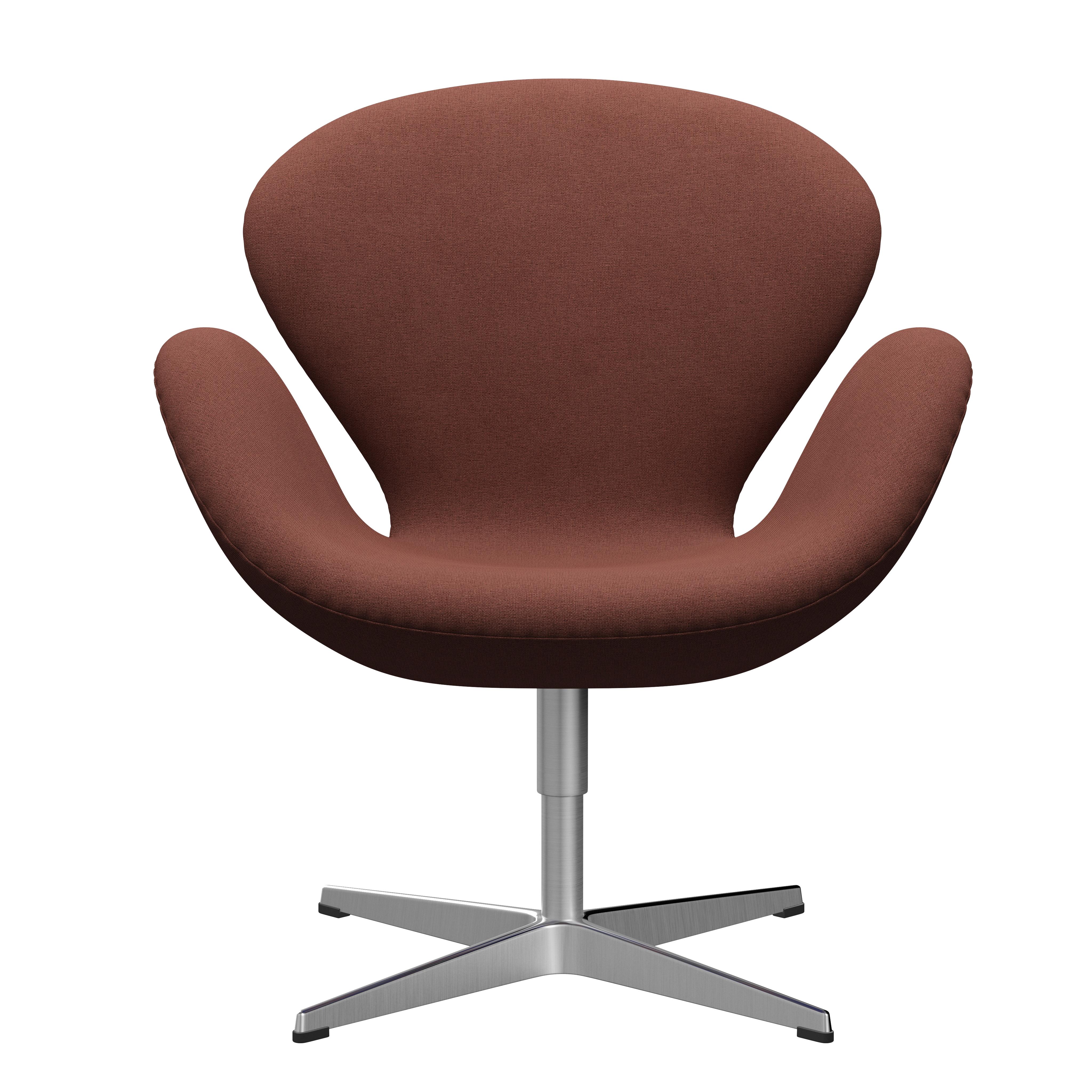 Sedia 'Swan' di Arne Jacobsen per Fritz Hansen con rivestimento in tessuto Christianshavn in vendita 8