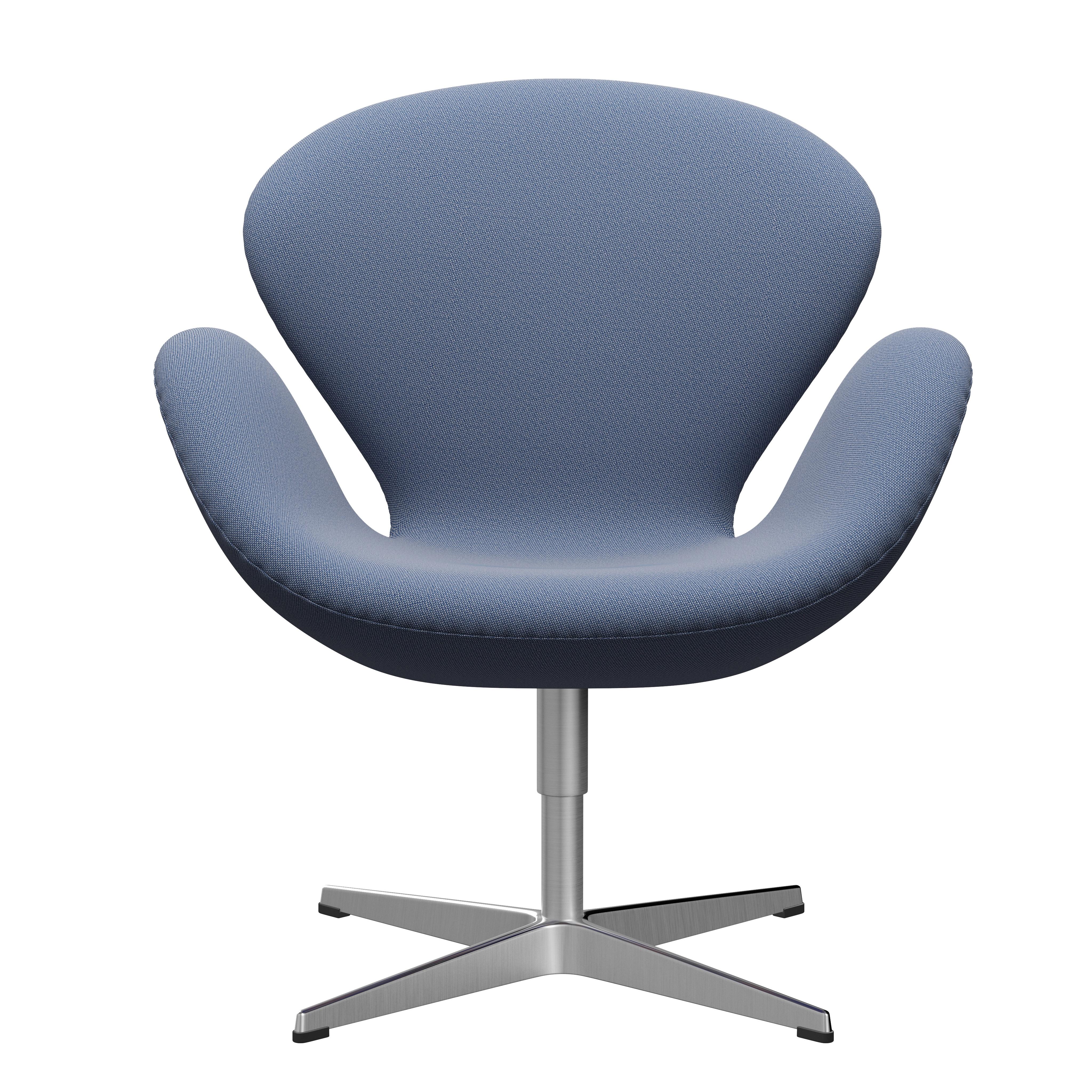 Arne Jacobsen 'Swan' Chair for Fritz Hansen in Fabric Upholstery (Cat. 1) For Sale 9