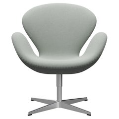 Arne Jacobsen 'Swan' Stuhl für Fritz Hansen mit Stoffpolsterung (Cat. 2)