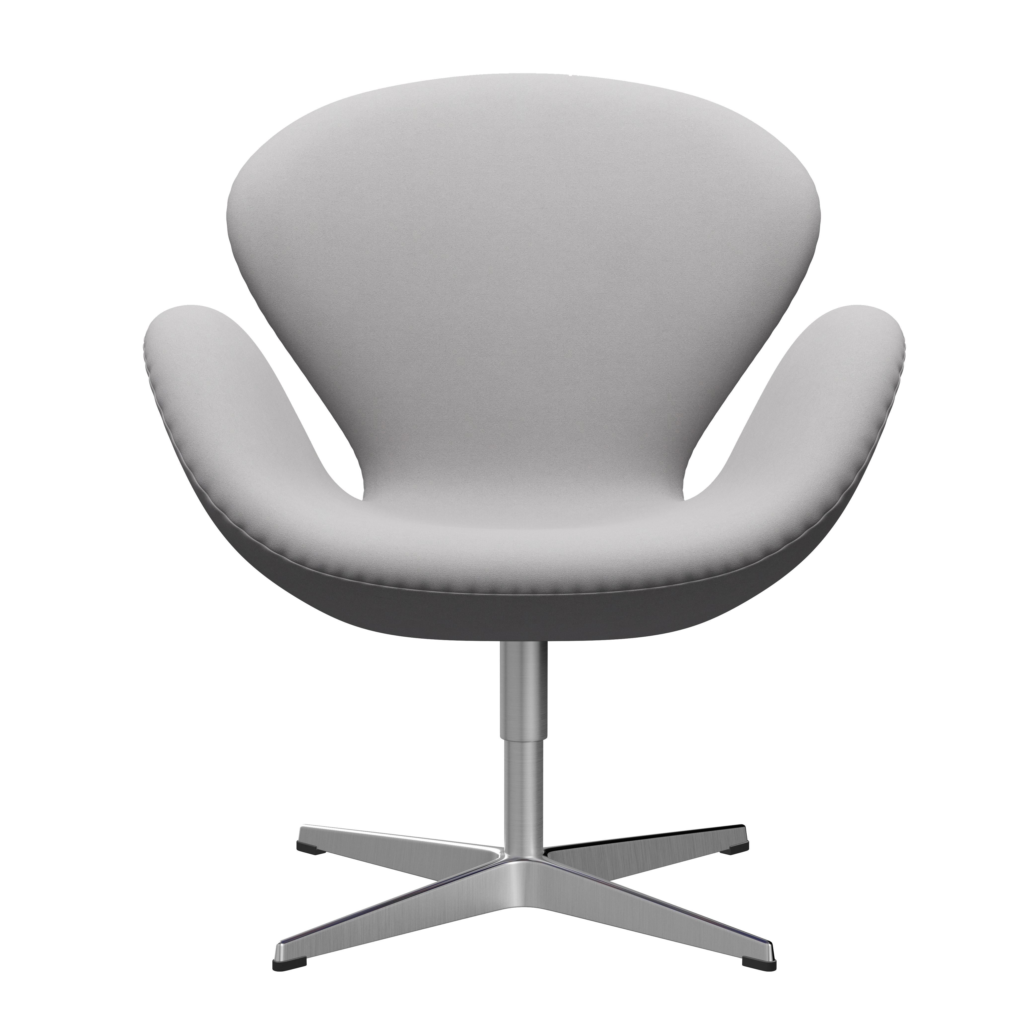 Arne Jacobsen 'Swan' Chair for Fritz Hansen in Fabric Upholstery (Cat. 3) For Sale 7