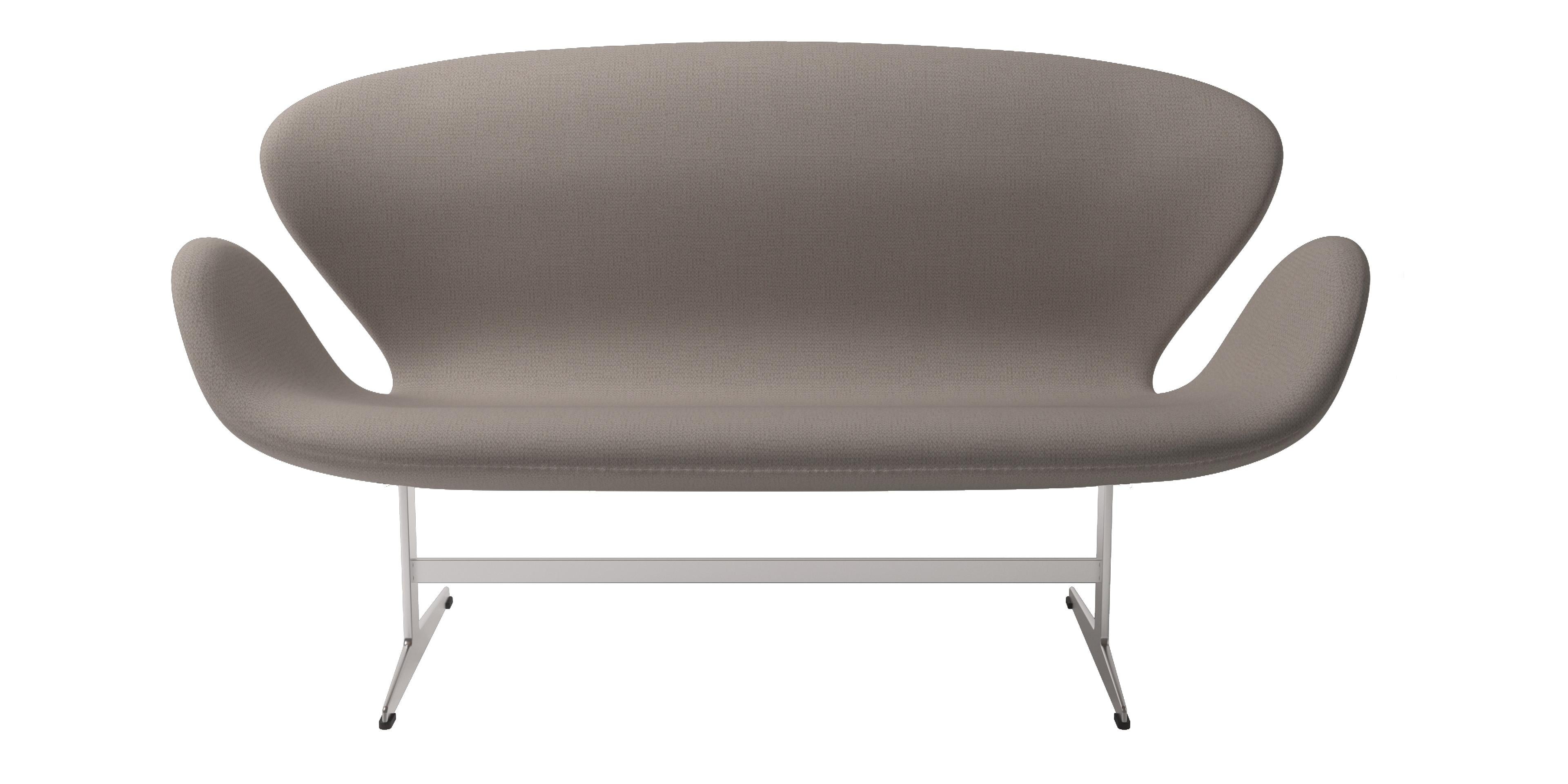 Arne Jacobsen 'Swan' Sofa for Fritz Hansen in Christianshavn Fabric Upholstery For Sale 3