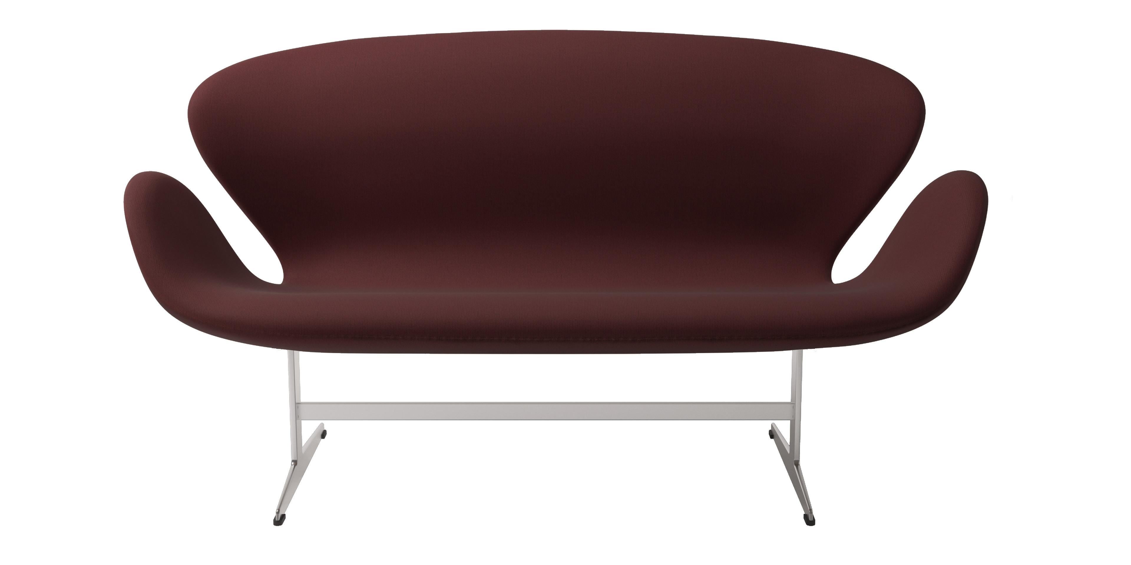Arne Jacobsen 'Swan' Sofa for Fritz Hansen in Christianshavn Fabric Upholstery For Sale 7