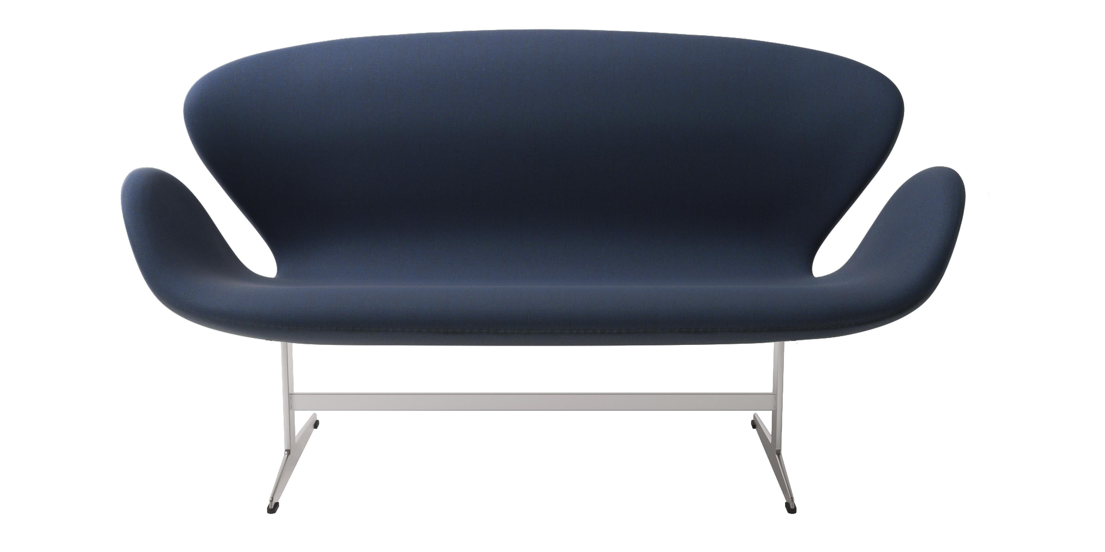 Arne Jacobsen 'Swan' Sofa for Fritz Hansen in Christianshavn Fabric Upholstery For Sale 8