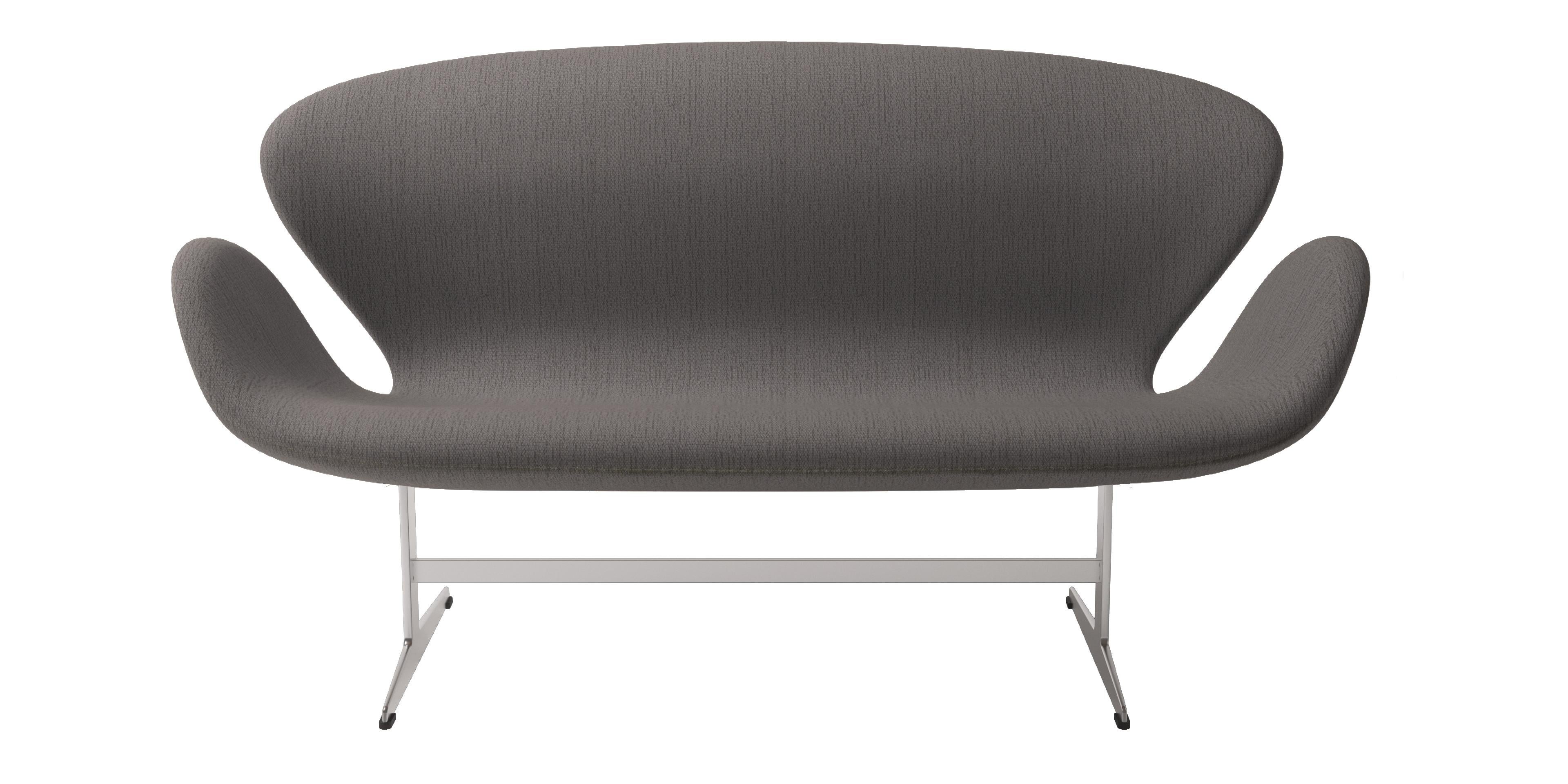 Arne Jacobsen 'Swan' Sofa for Fritz Hansen in Christianshavn Fabric Upholstery For Sale 9