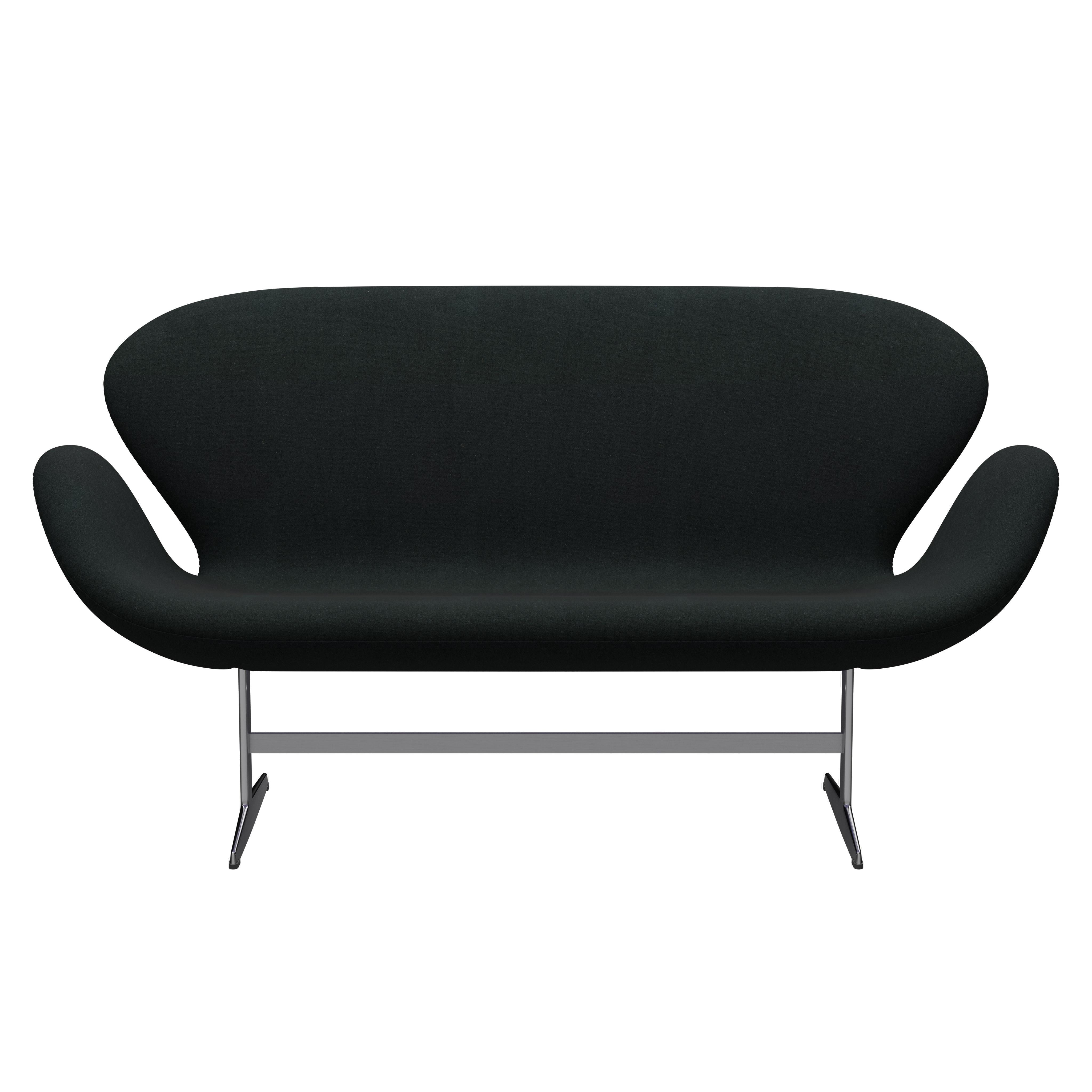 Arne Jacobsen 'Swan' Sofa for Fritz Hansen in Fabric Upholstery (Cat. 1) For Sale 2