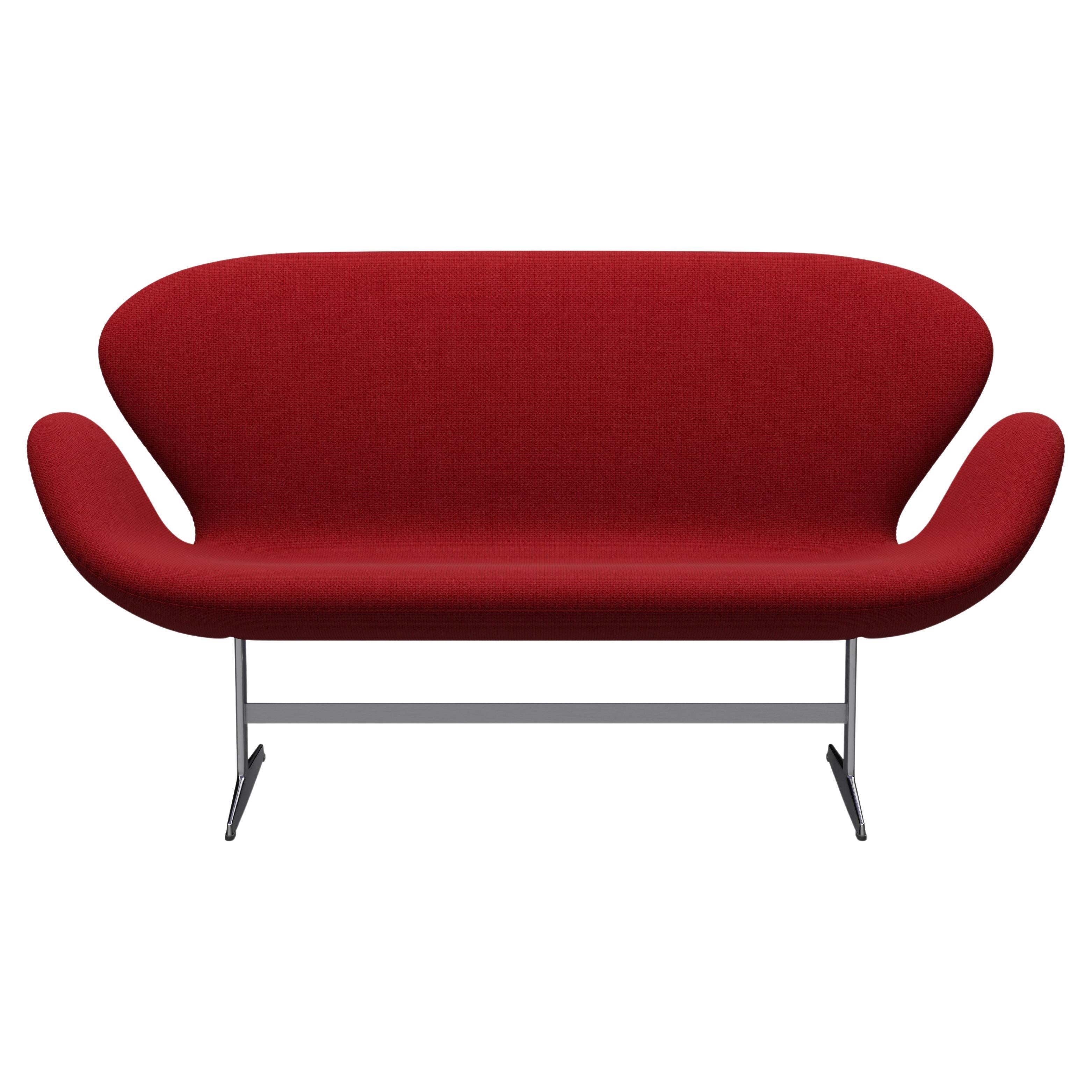 Canapé 'Swan' de Arne Jacobsen pour Fritz Hansen en tissu d'ameublement (Cat. 1)