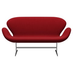 Canapé 'Swan' de Arne Jacobsen pour Fritz Hansen en tissu d'ameublement (Cat. 1)