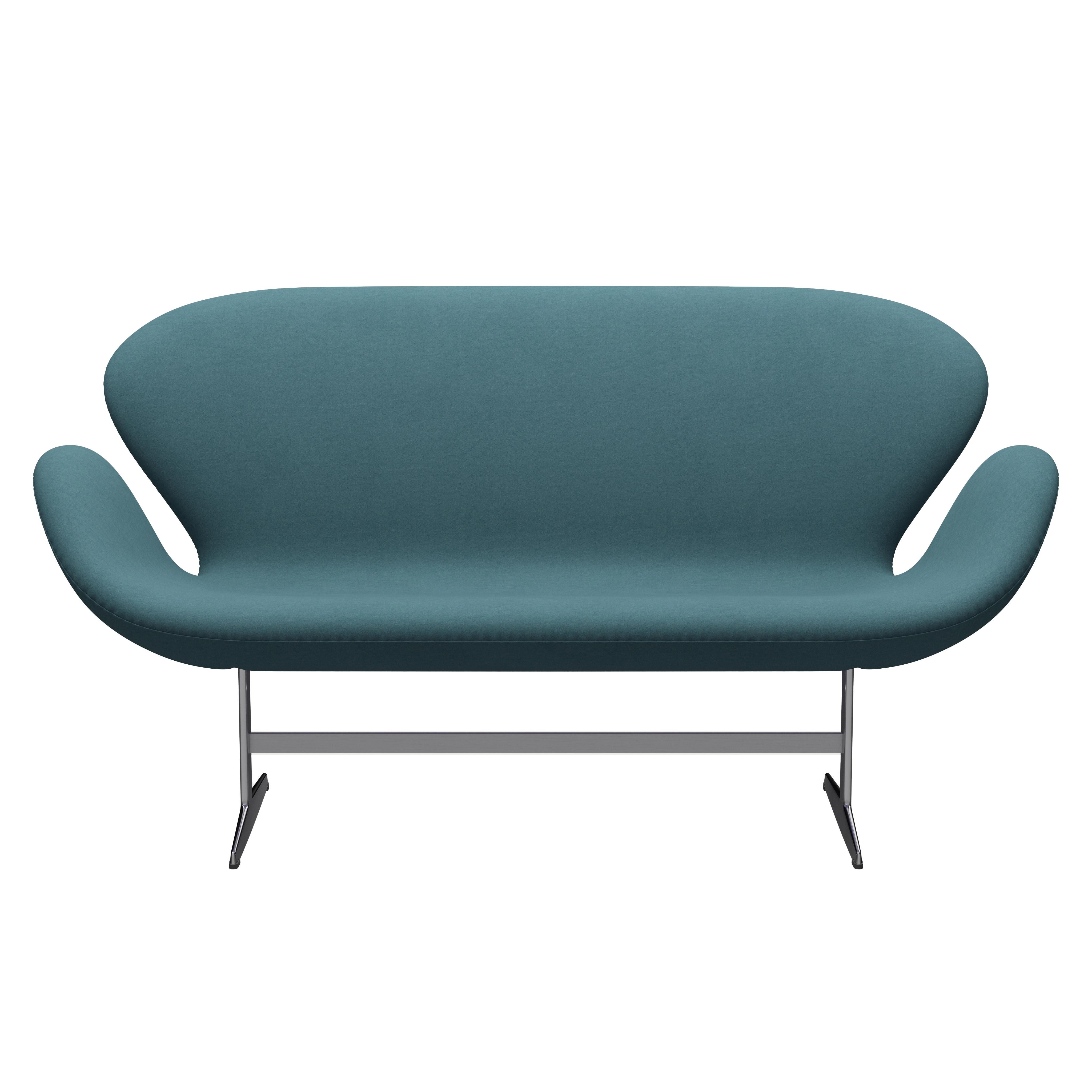 Arne Jacobsen 'Swan' Sofa for Fritz Hansen in Fabric Upholstery (Cat. 3) For Sale 4