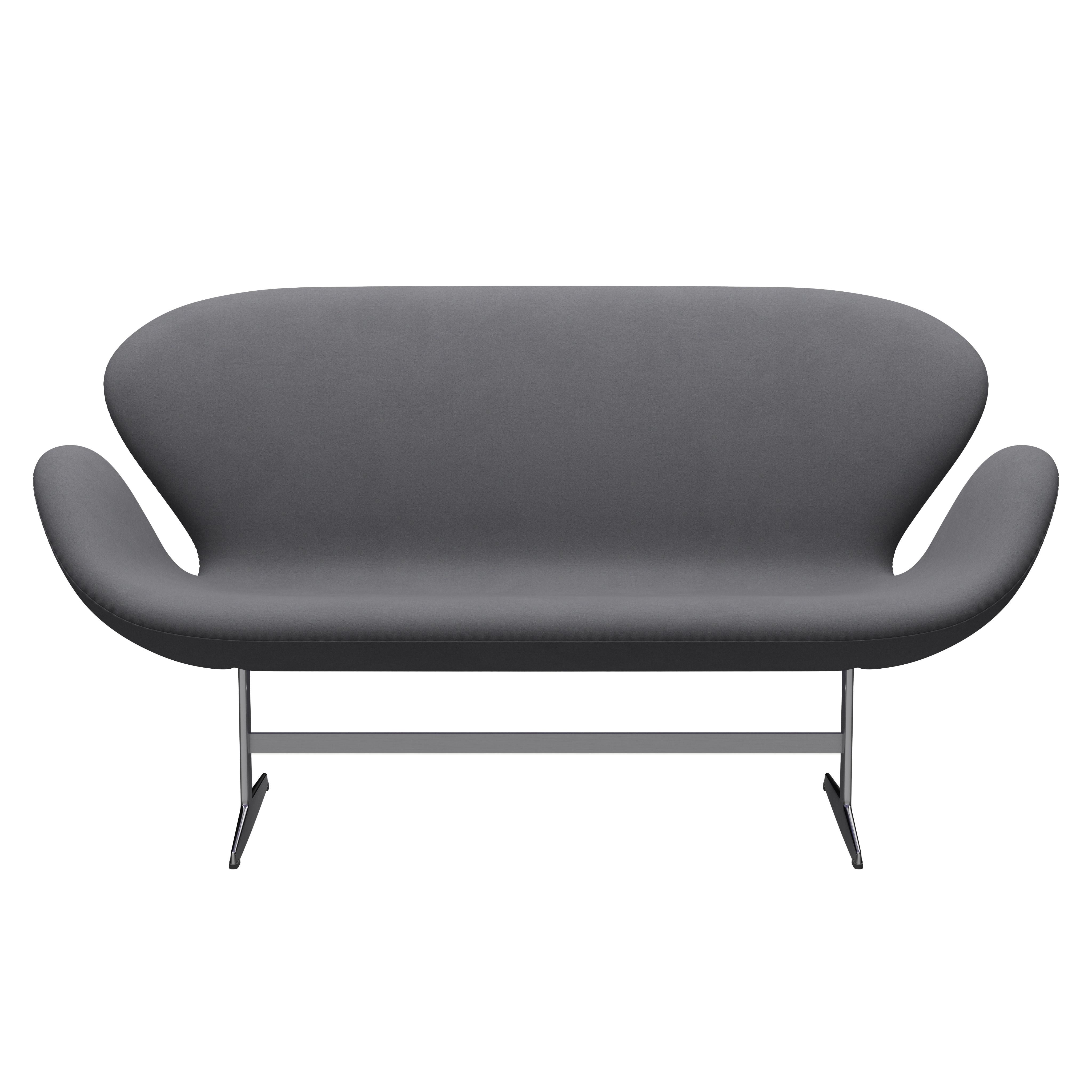 Arne Jacobsen 'Swan' Sofa for Fritz Hansen in Fabric Upholstery (Cat. 3) For Sale 5