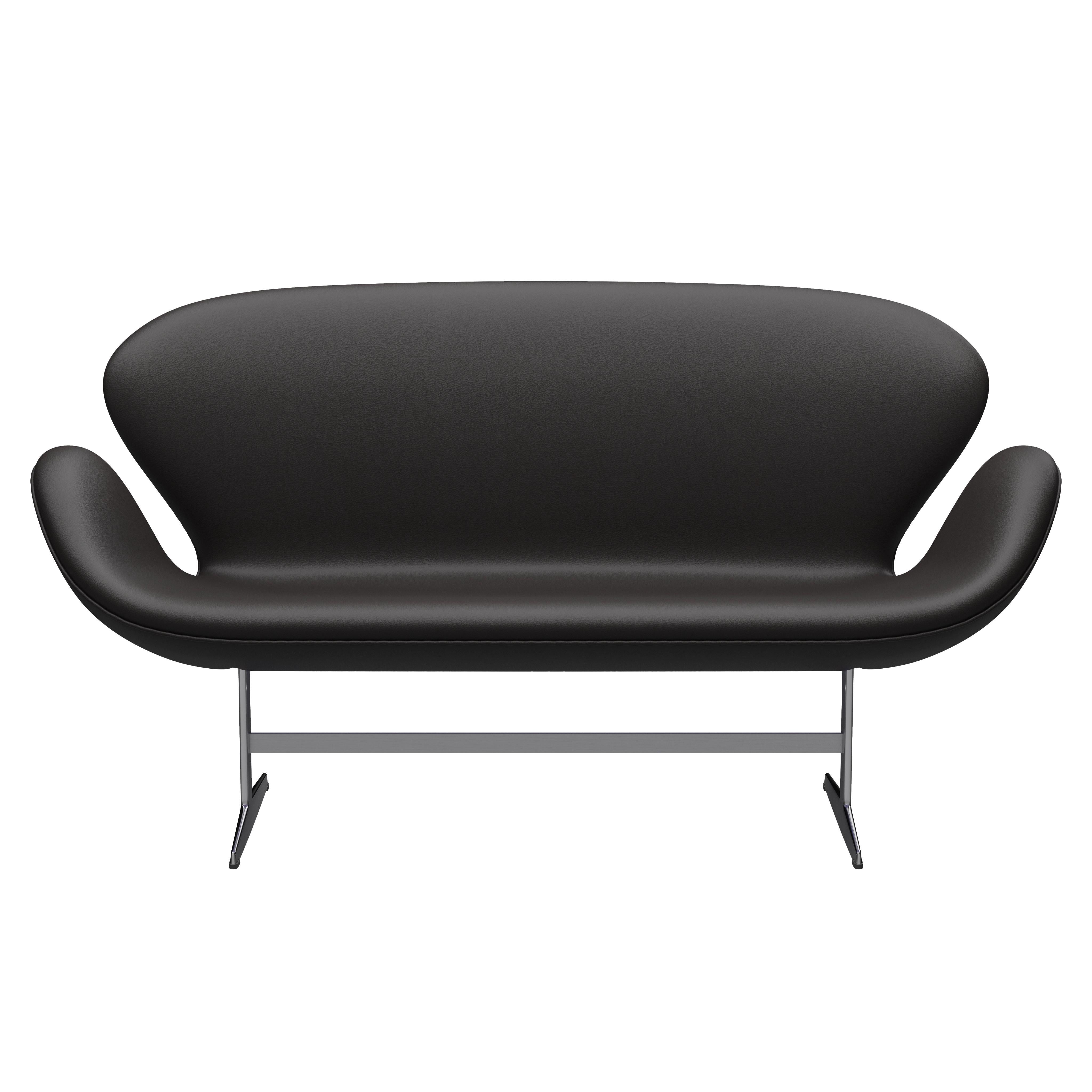 Arne Jacobsen 'Swan' Sofa for Fritz Hansen in Leather Upholstery (Cat. 4) For Sale 3