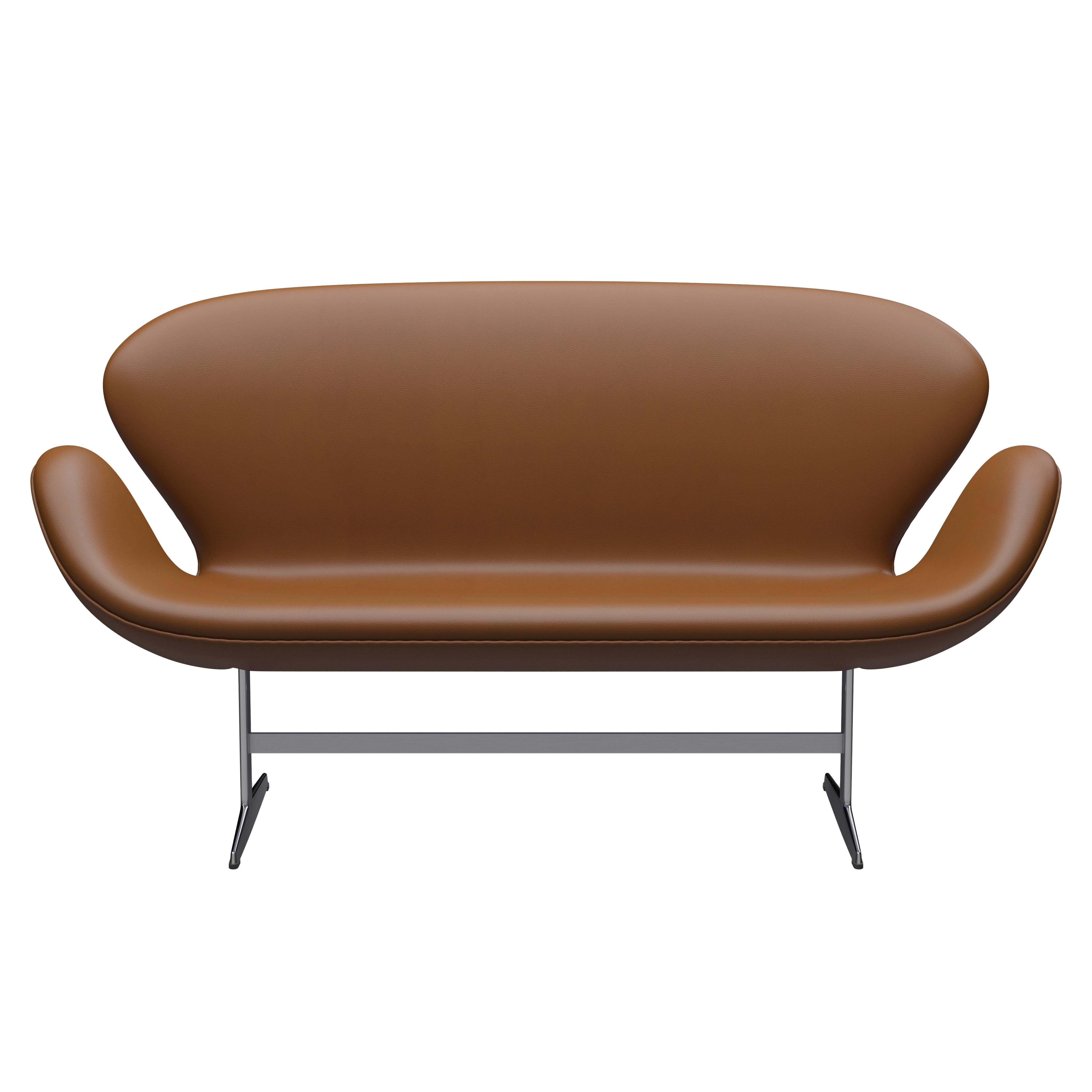 Arne Jacobsen 'Swan' Sofa for Fritz Hansen in Leather Upholstery (Cat. 4) For Sale 6