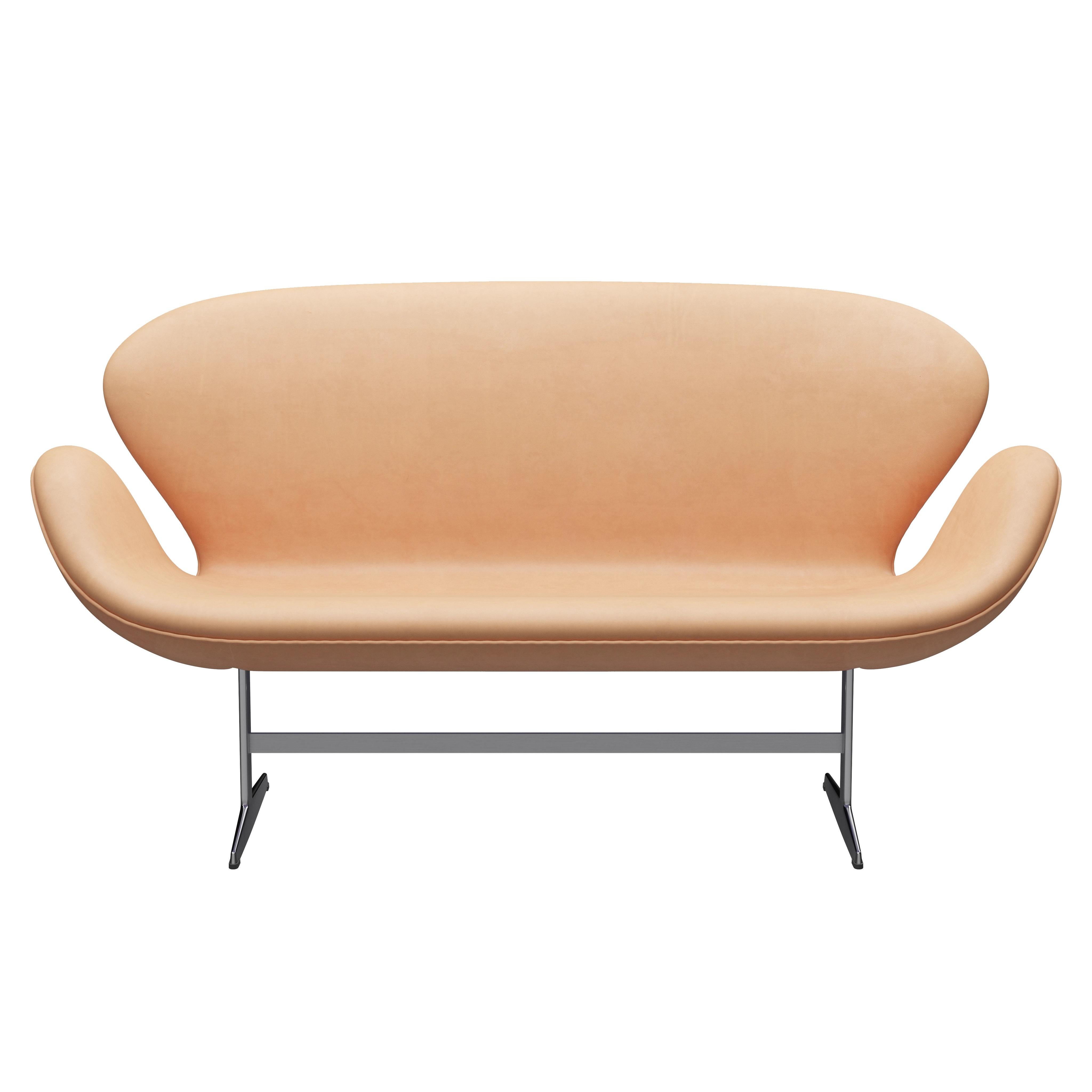Arne Jacobsen 'Swan' Sofa for Fritz Hansen in Leather Upholstery (Cat. 5) For Sale 7