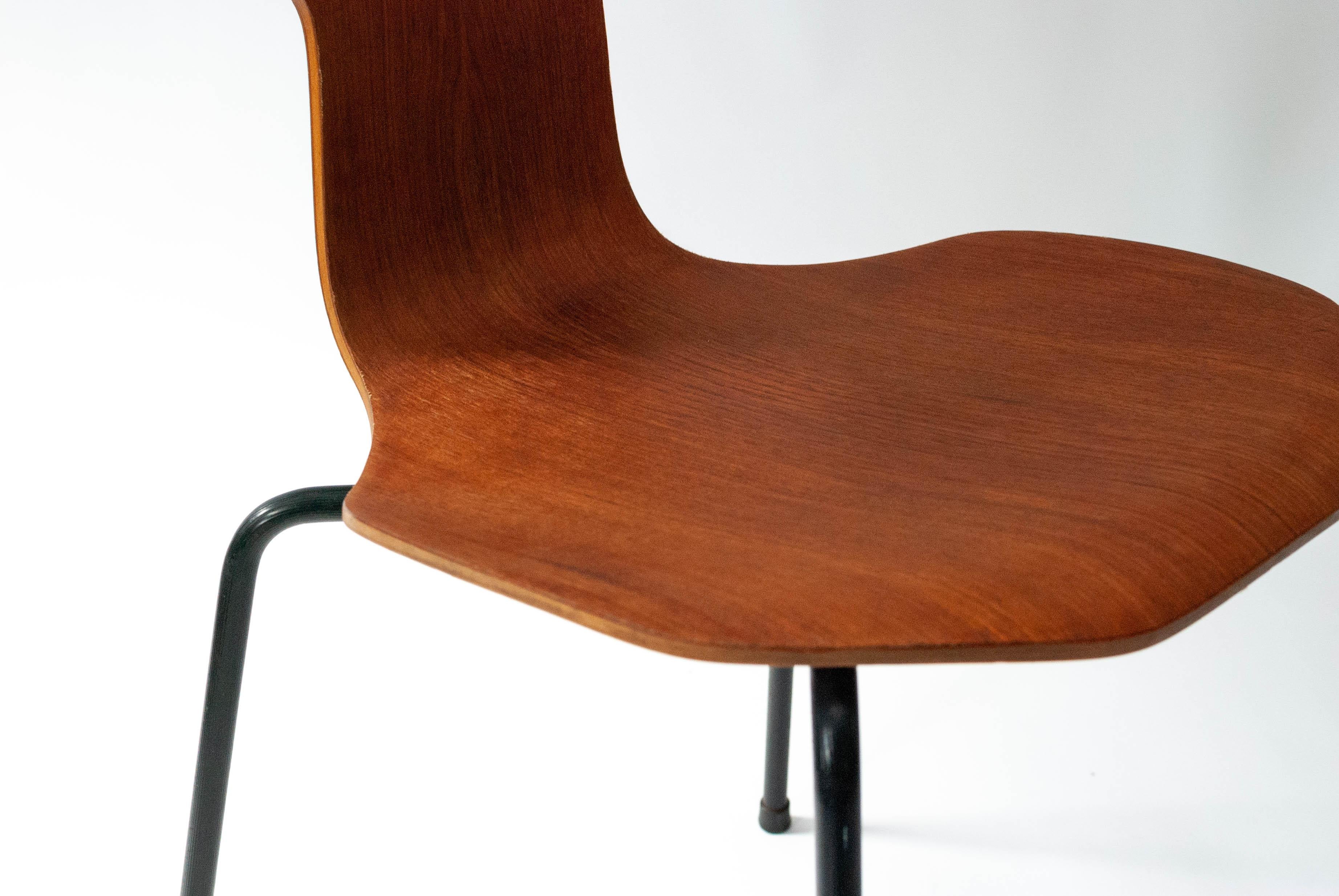 Metal Arne Jacobsen T-chair 3103 for Fritz Hansen