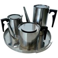 Vintage Arne Jacobsen Tea / Coffee Service for Stelton