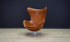 Arne Jacobsen the Egg Chair Elegance Leather Retro