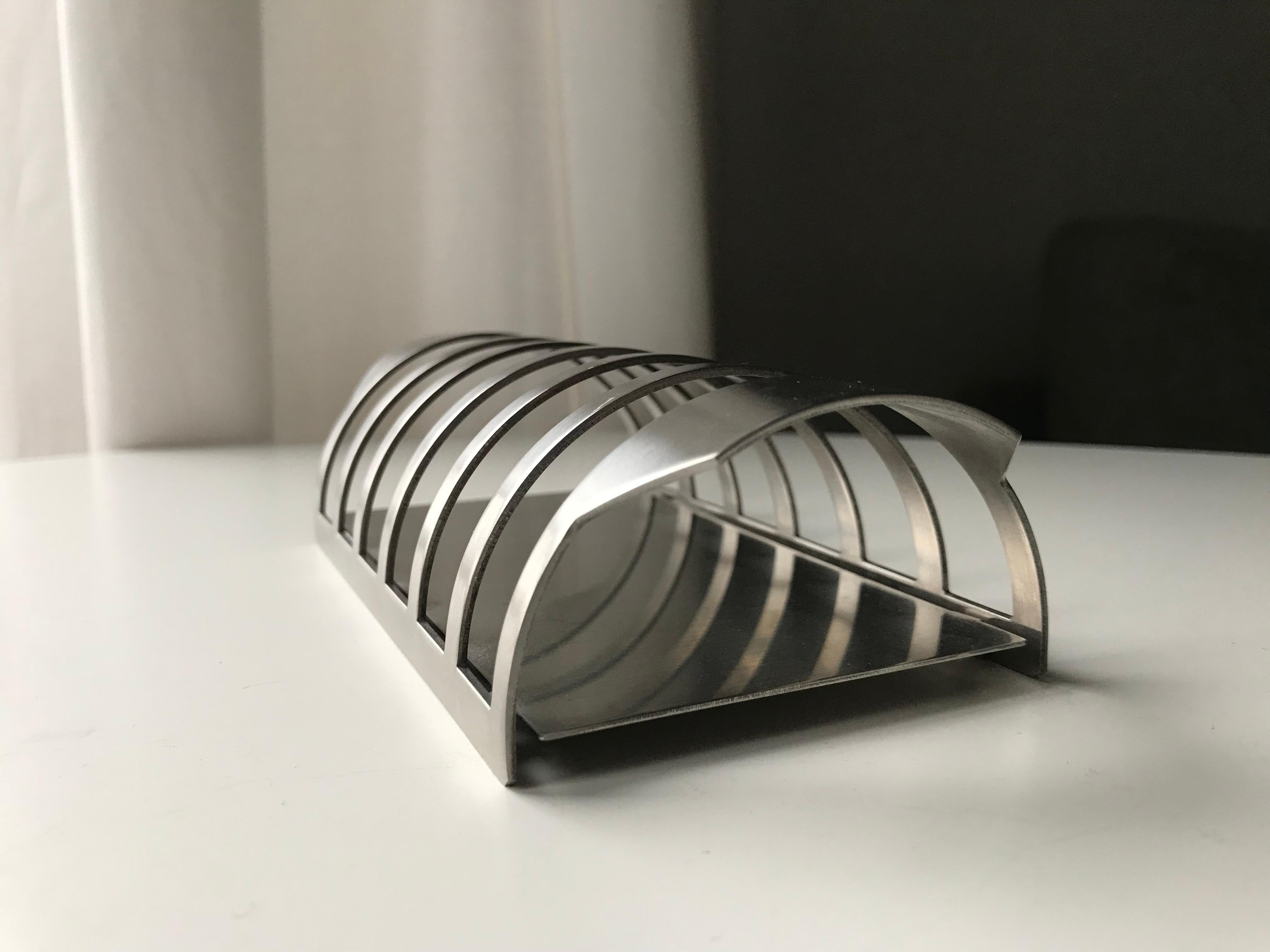 Mid-20th Century Arne Jacobsen Toast Rack Stelton Discontinued For Sale