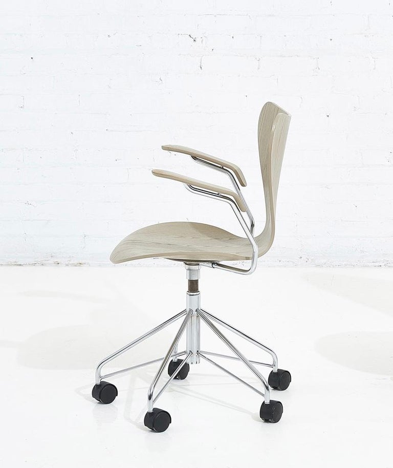 Chrome Arne Jacobsen Ant Arm Chair For Sale