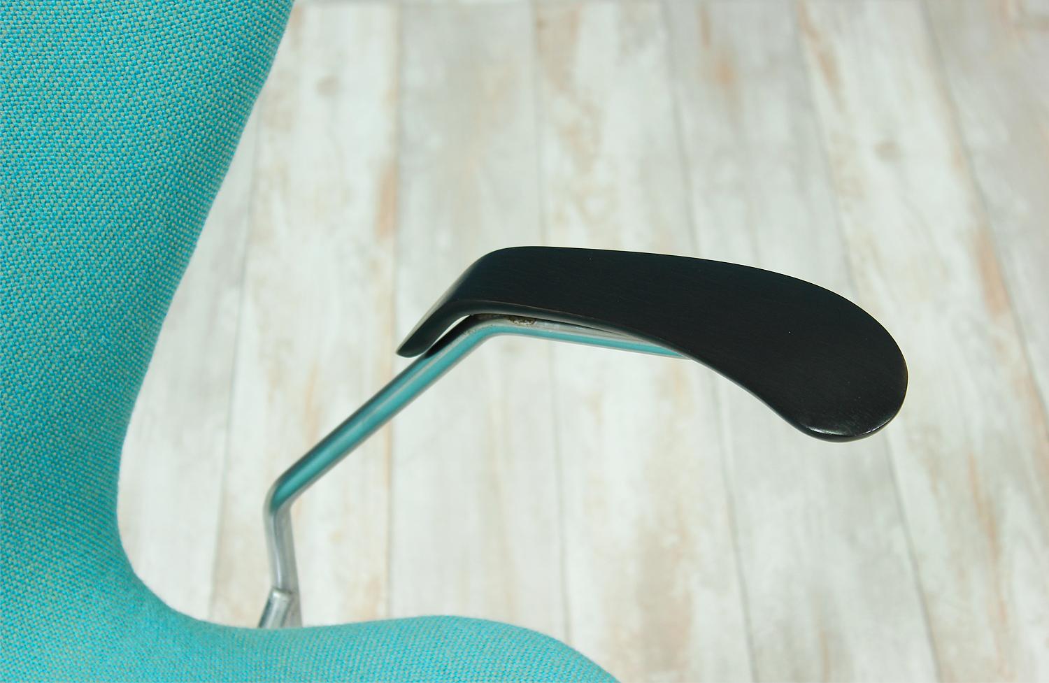 Steel Arne Jacobsen Series-7 Desk Chair for Fritz Hansen