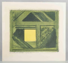 Arne L. A. (1921-2009) "Verso la luce". Litografia a colori. Datato 1963