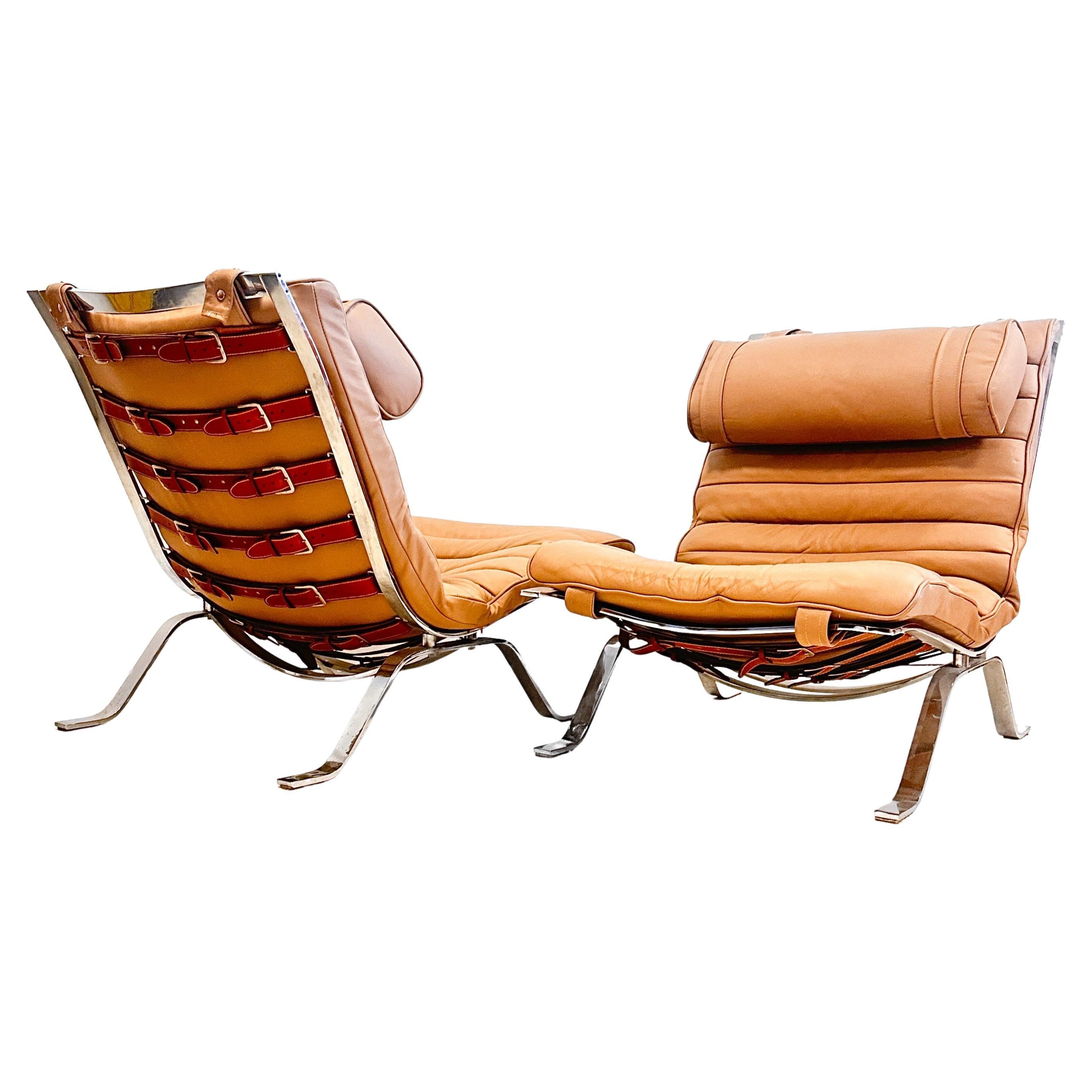 Arne Norell ‘Ari’ chair pair For Sale