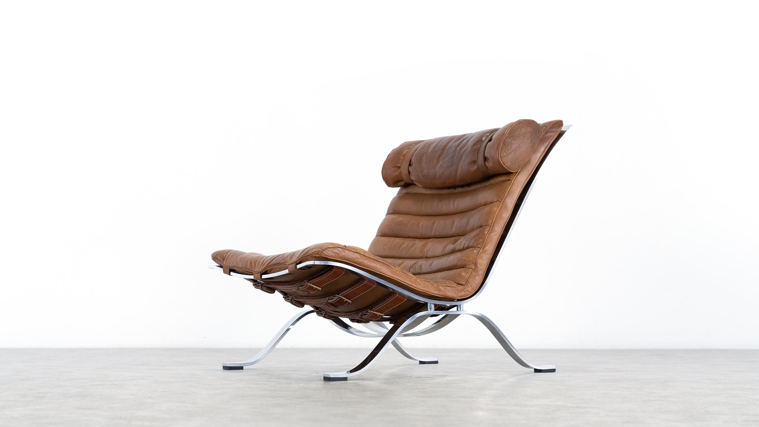 Arne Norell, Ari Lounge Chair and Ottoman, 1966 or Norell Möbel, Aneby, Sweden 6