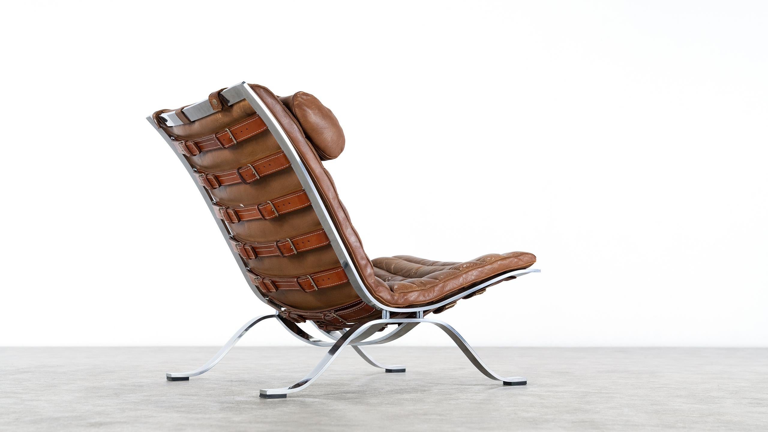 Arne Norell, Ari Lounge Chair and Ottoman, 1966 or Norell Möbel, Aneby, Sweden 10