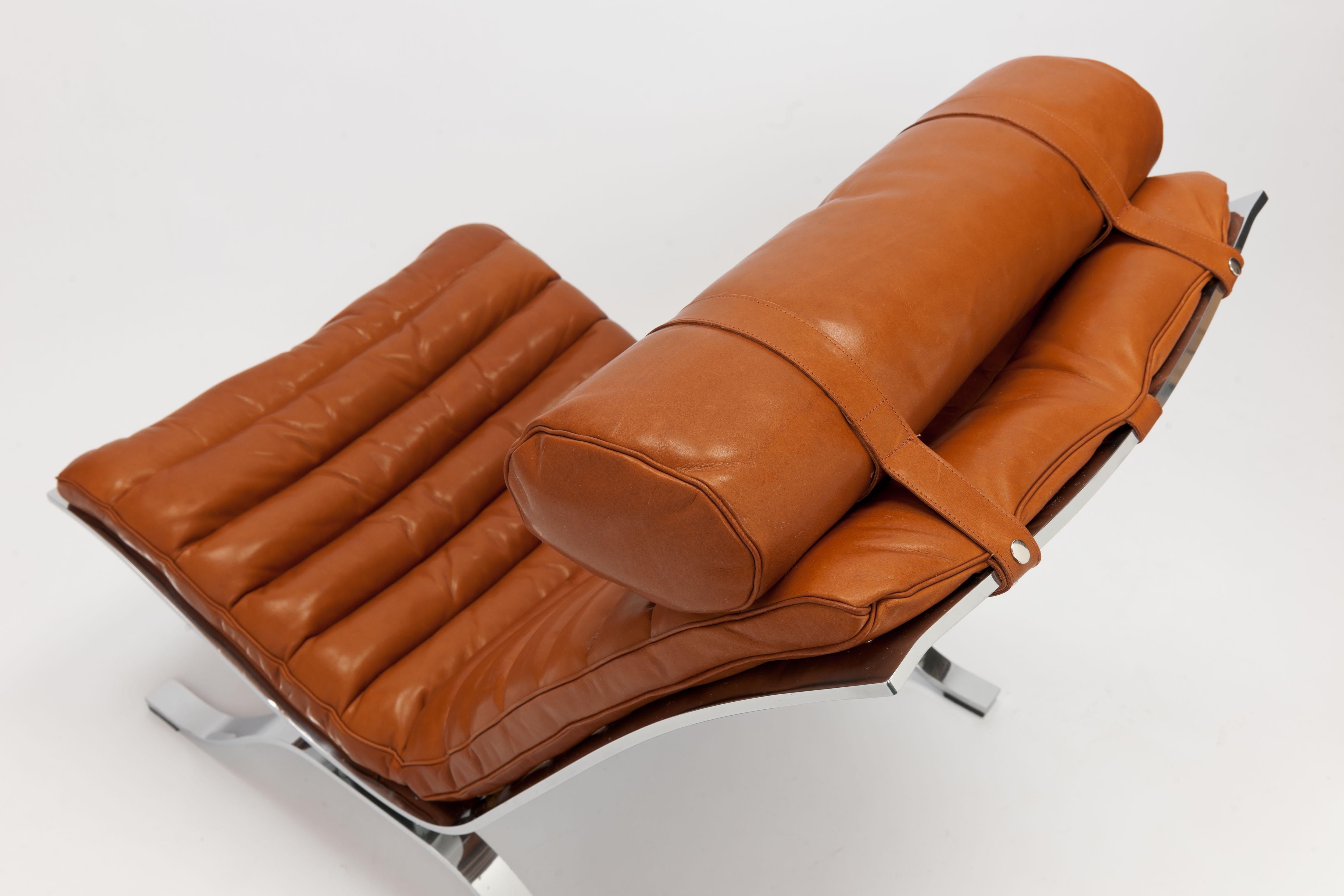 Arne Norell ARI Lounge Chair in Cognac Leather 5