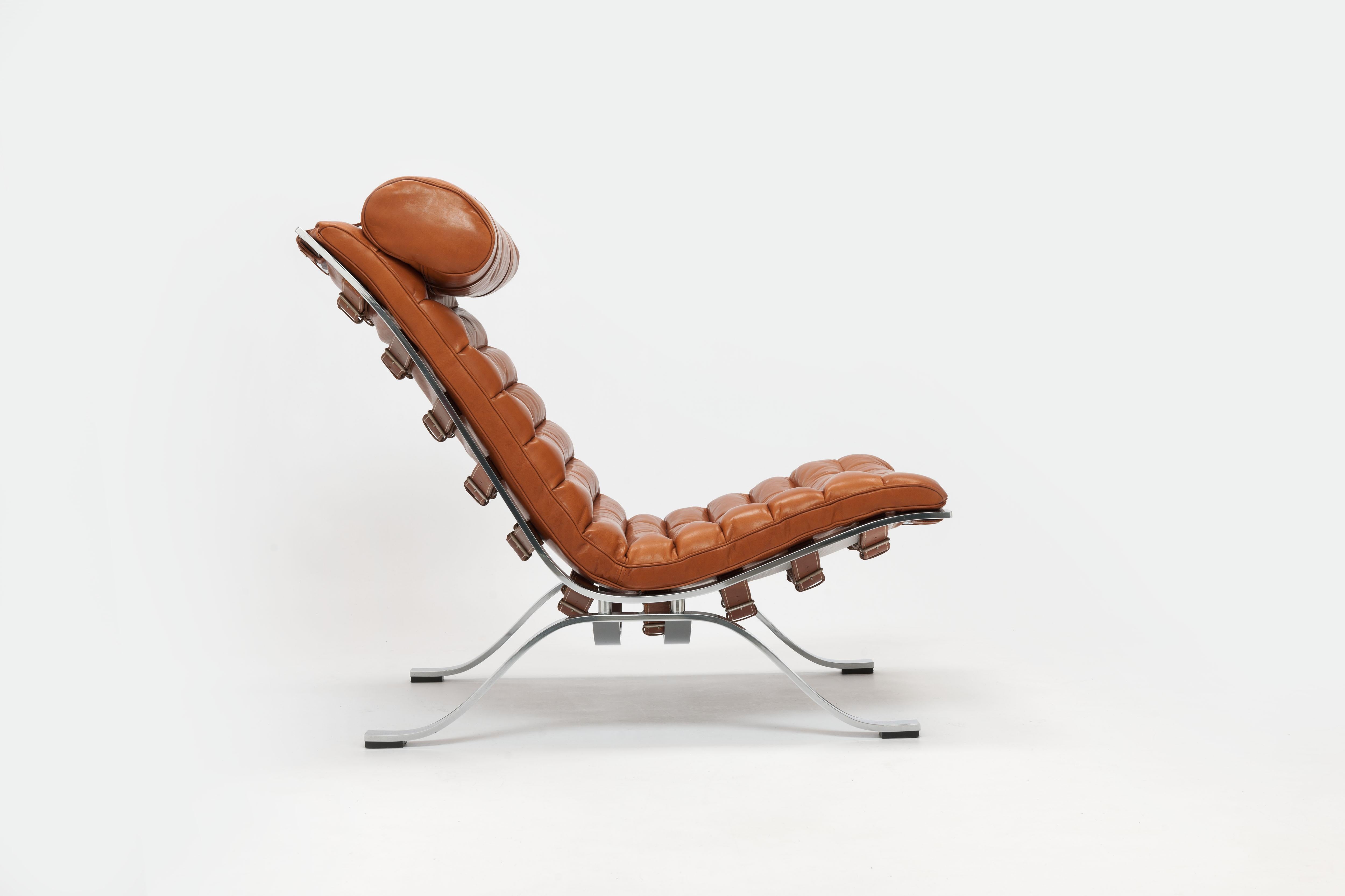 Arne Norell ARI Lounge Chair in Cognac Leather 7