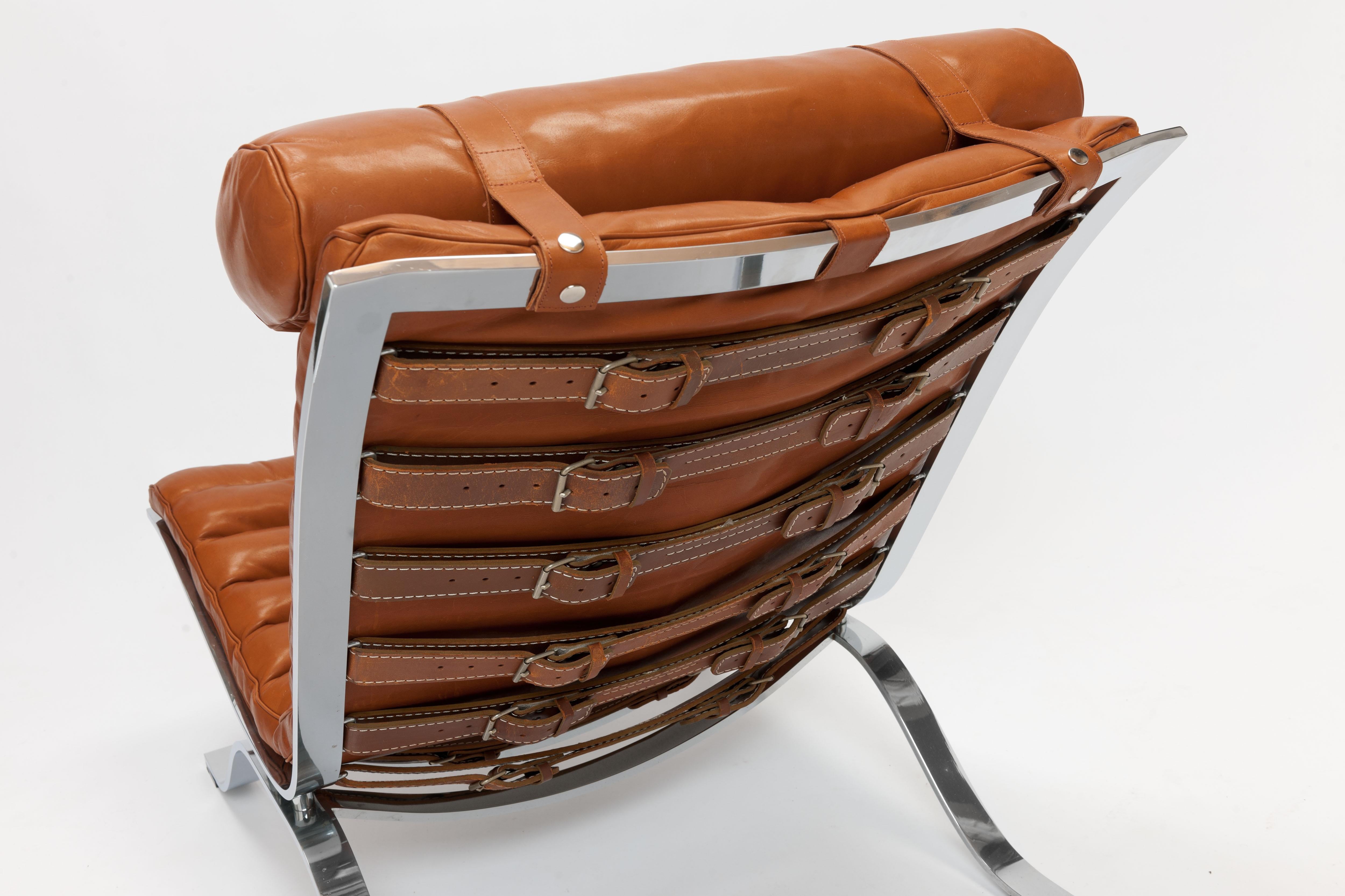 Mid-20th Century Arne Norell ARI Lounge Chair in Cognac Leather