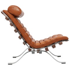 Arne Norell ARI Lounge Chair in Cognac Leather
