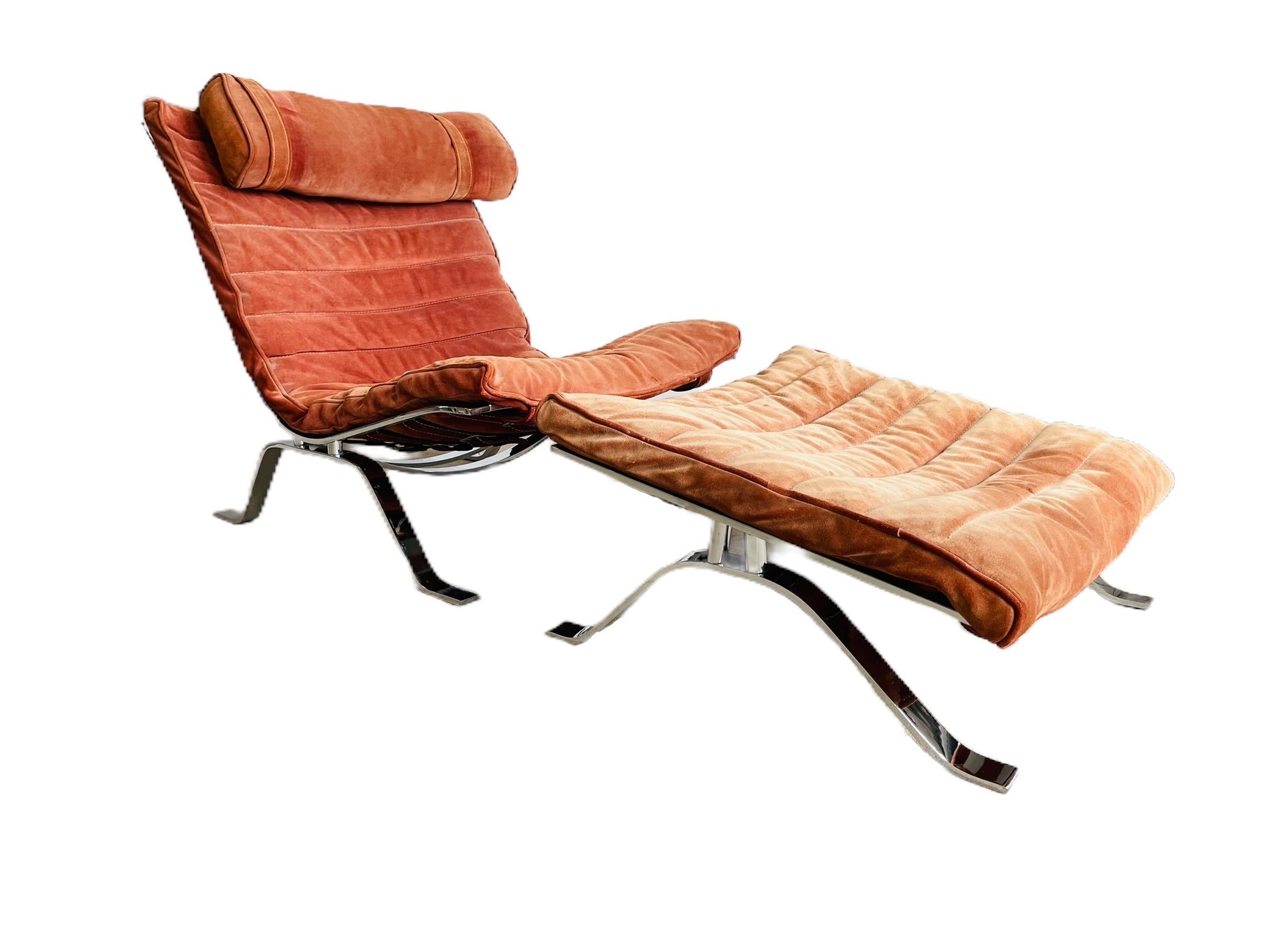 Arne Norell - “Ari” Lounge Chair & Ottoman  6