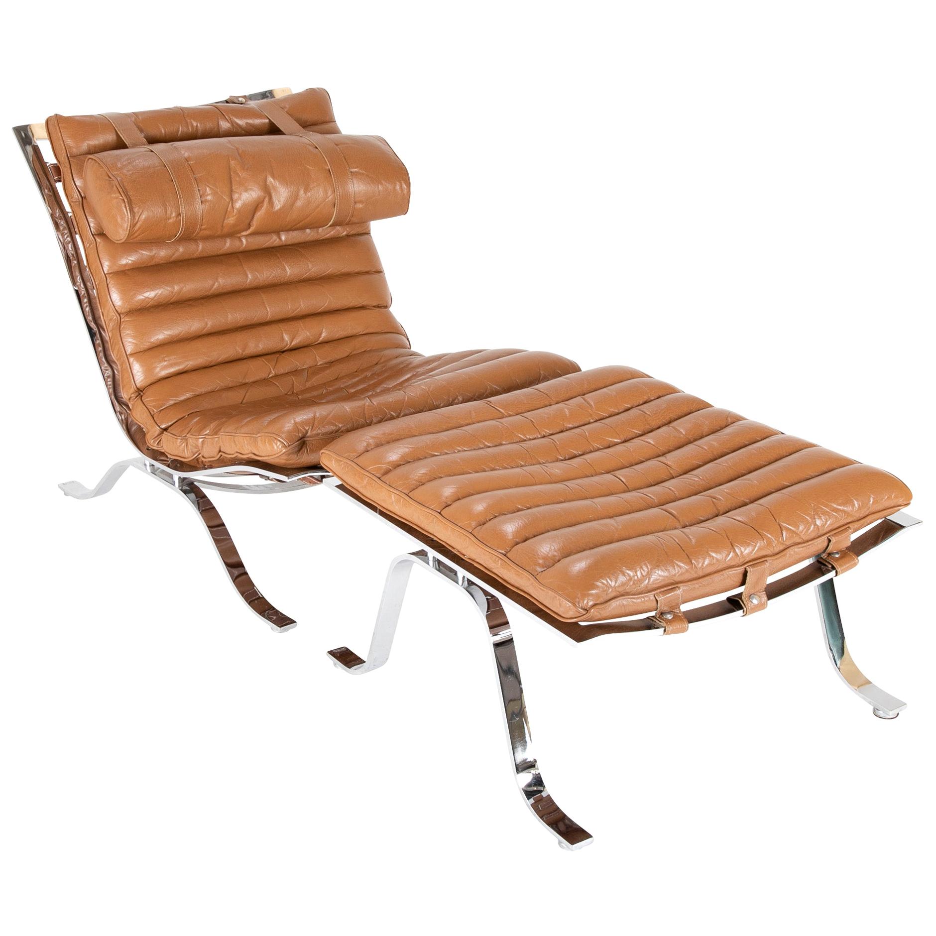 Arne Norell "Ari" Lounge Chair with Ottoman