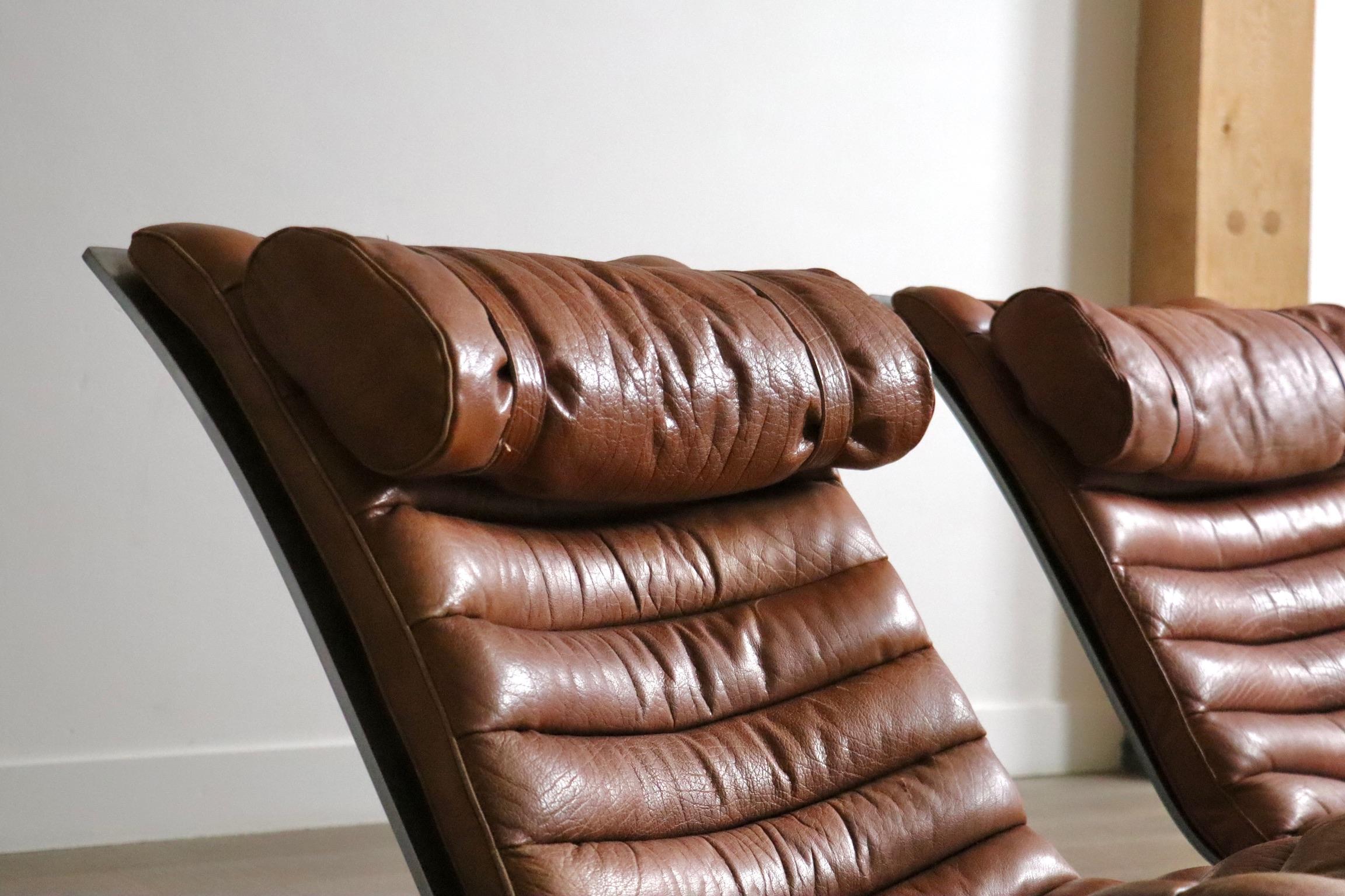 Arne Norell Ari lounge chair with Ottoman Sweden 1966 6