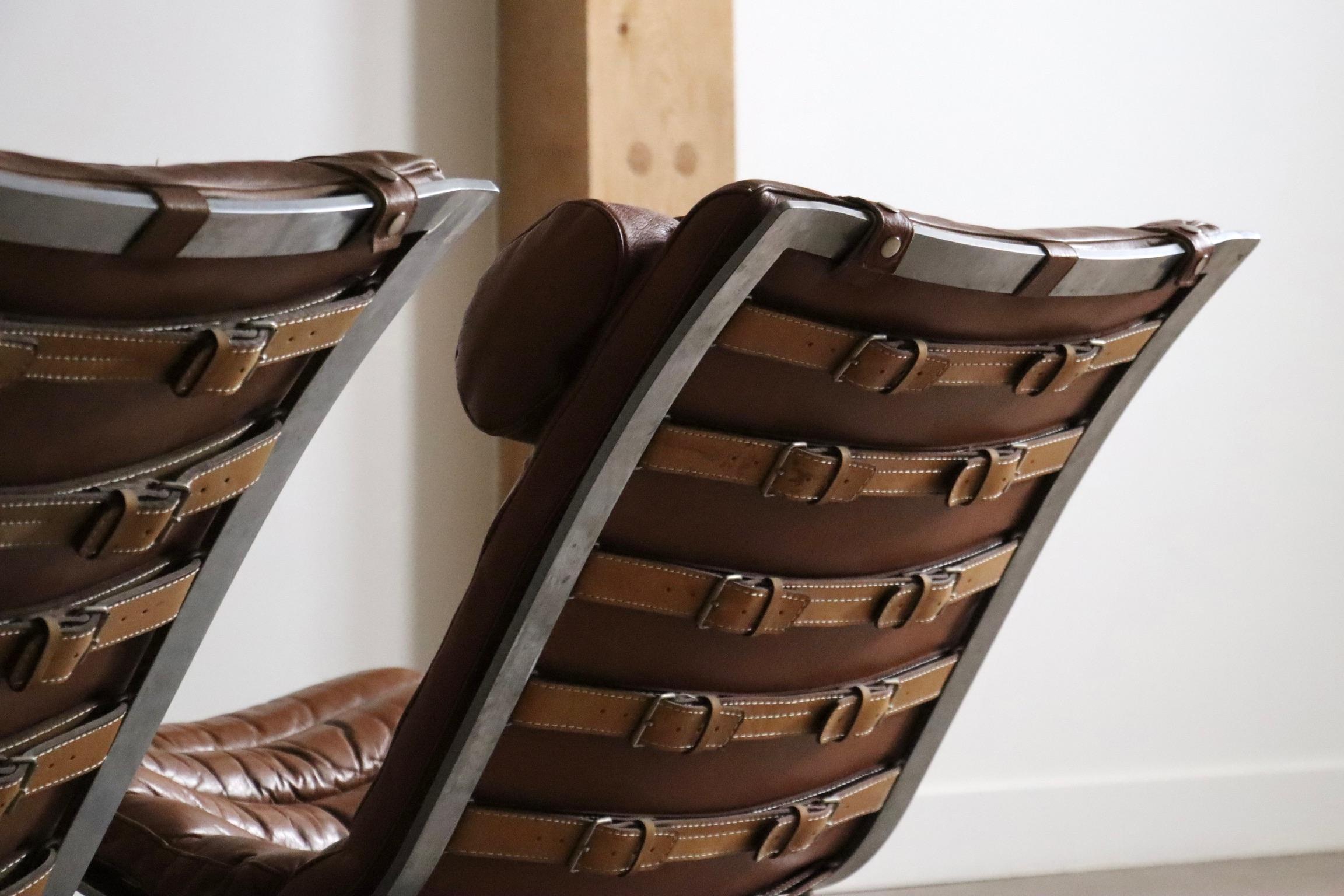Arne Norell Ari lounge chair with Ottoman Sweden 1966 9