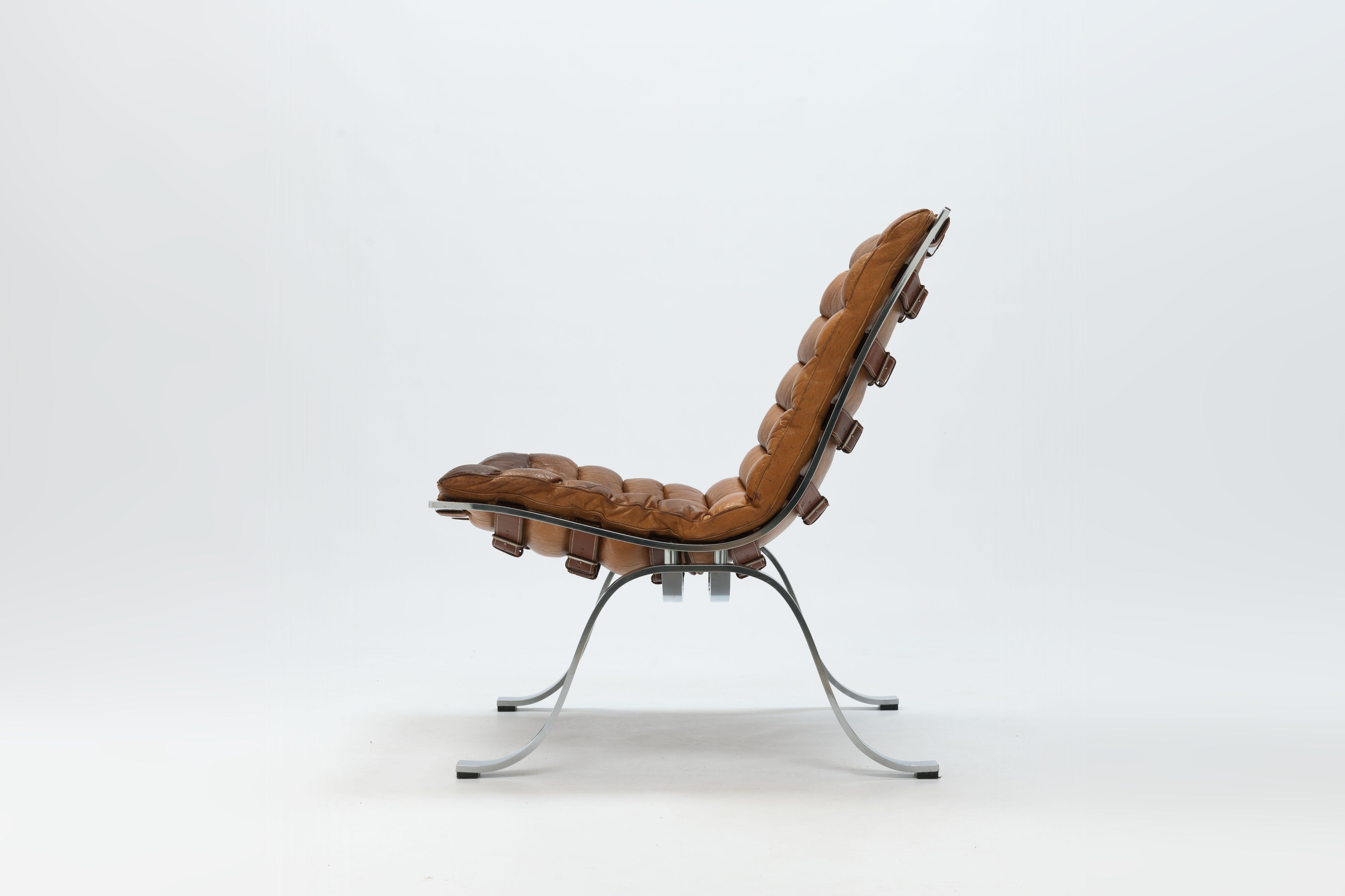 Scandinavian Modern Arne Norell Ariet Lounge Chair