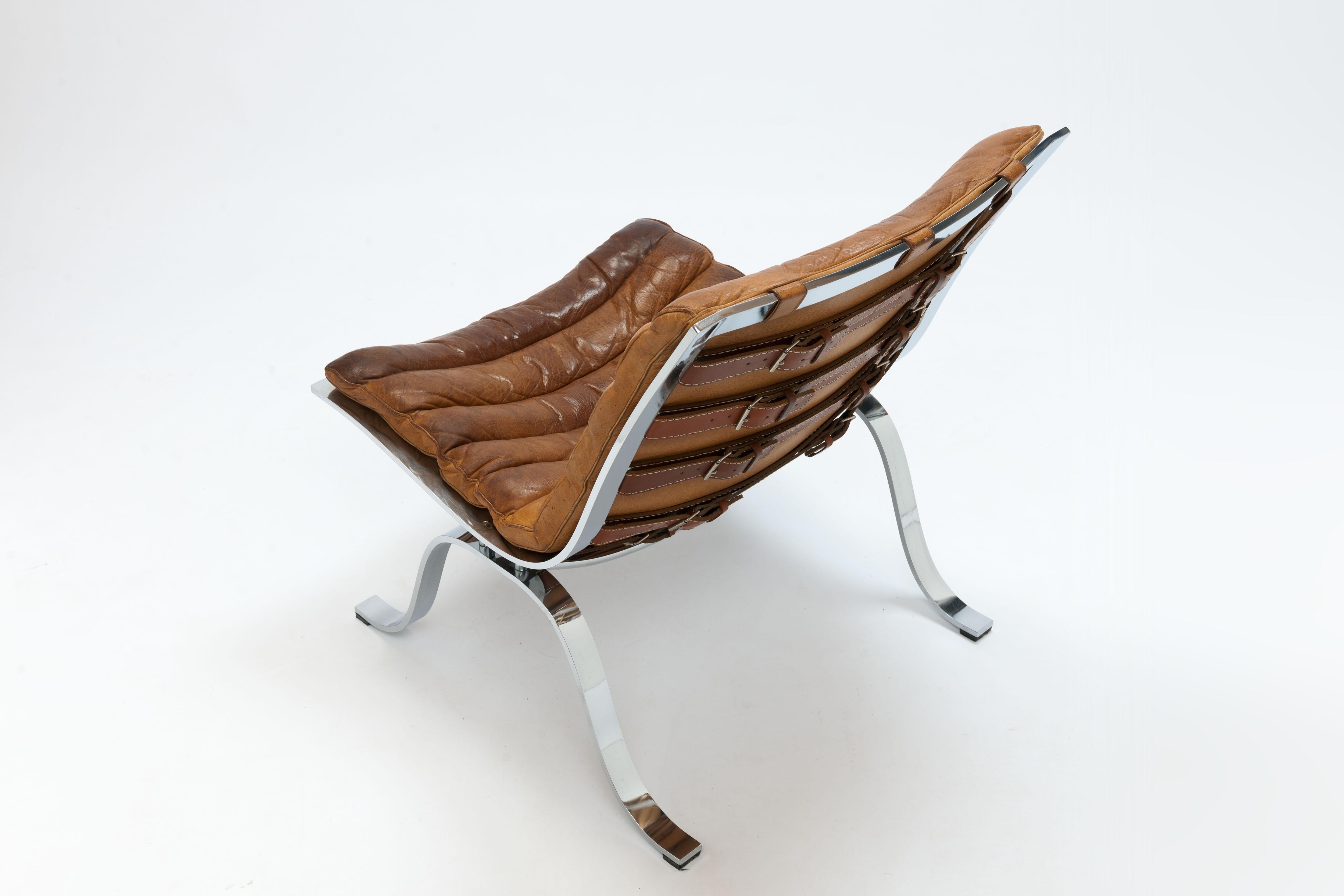 Mid-20th Century Arne Norell Ariet Lounge Chair