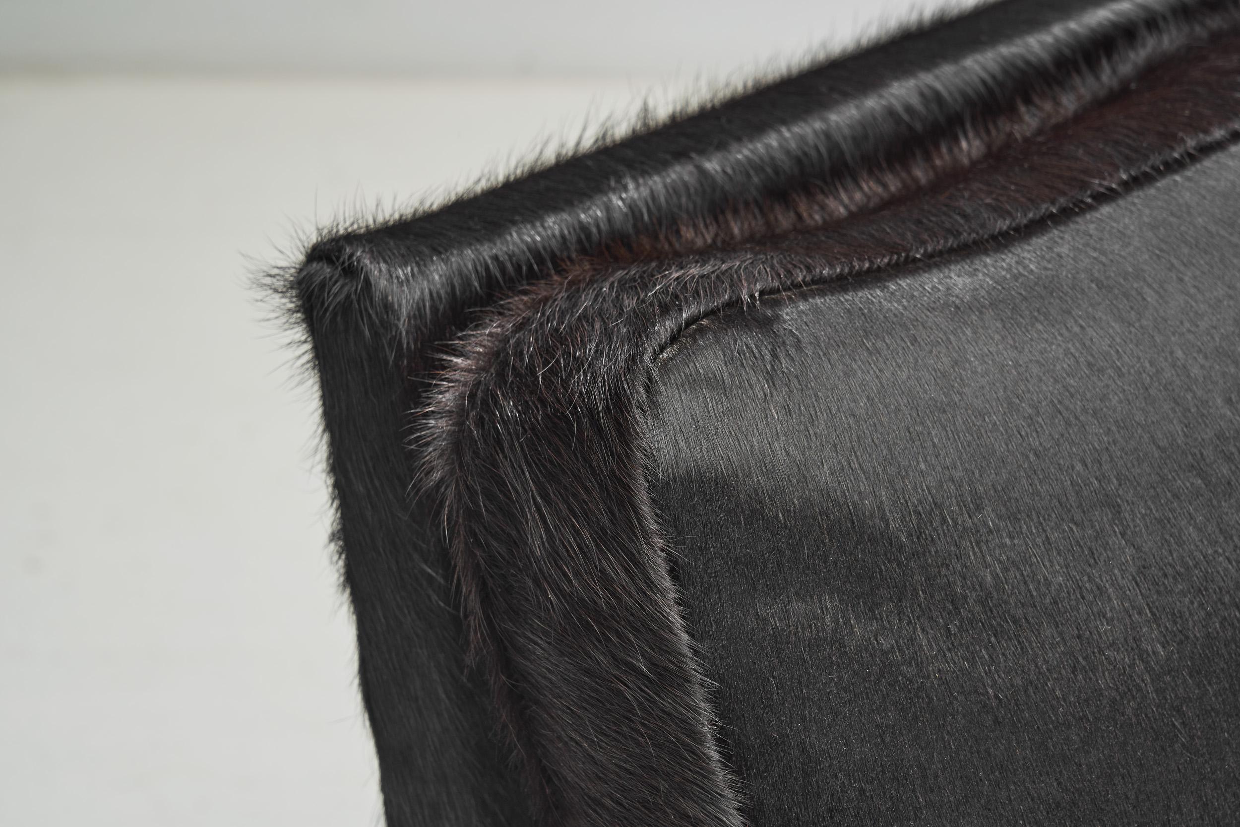 Arne Norell Sessel aus Rindsleder für Norell Möbel AB, Schweden Mitte des 20. im Angebot 2