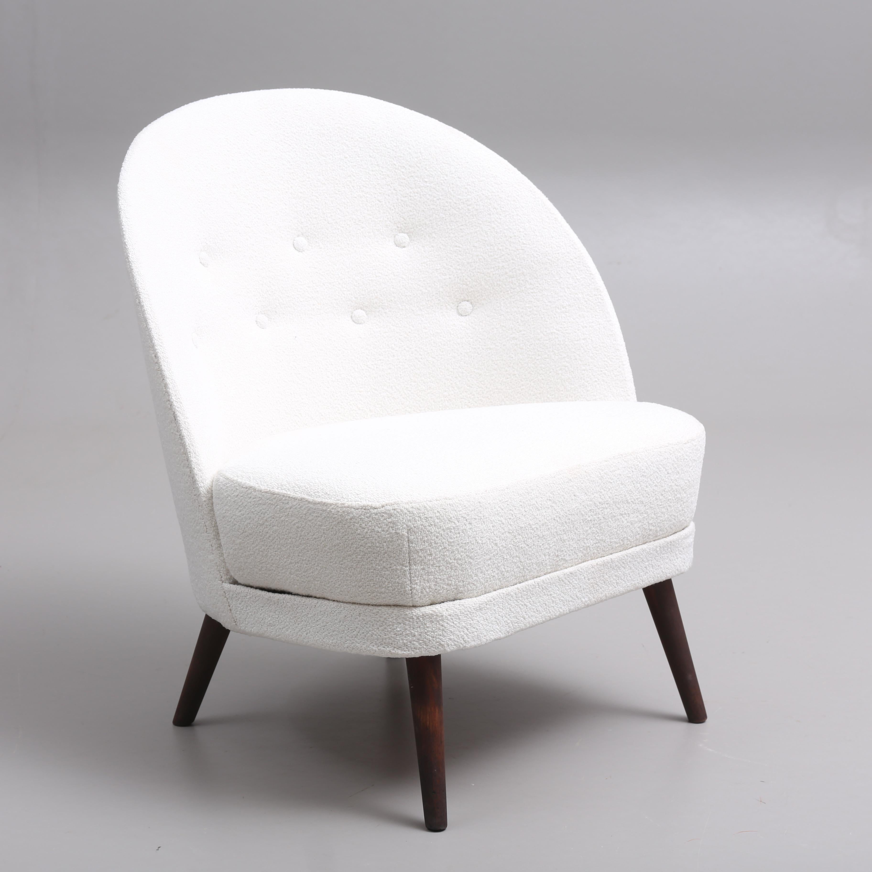 Fauteuil asymétrique ARNE NORELL fabriqué en Suède vers 1960 Bon état - En vente à Paris, FR