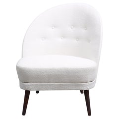 ARNE NORELL sillón asimétrico fabricado en Suecia hacia 1960