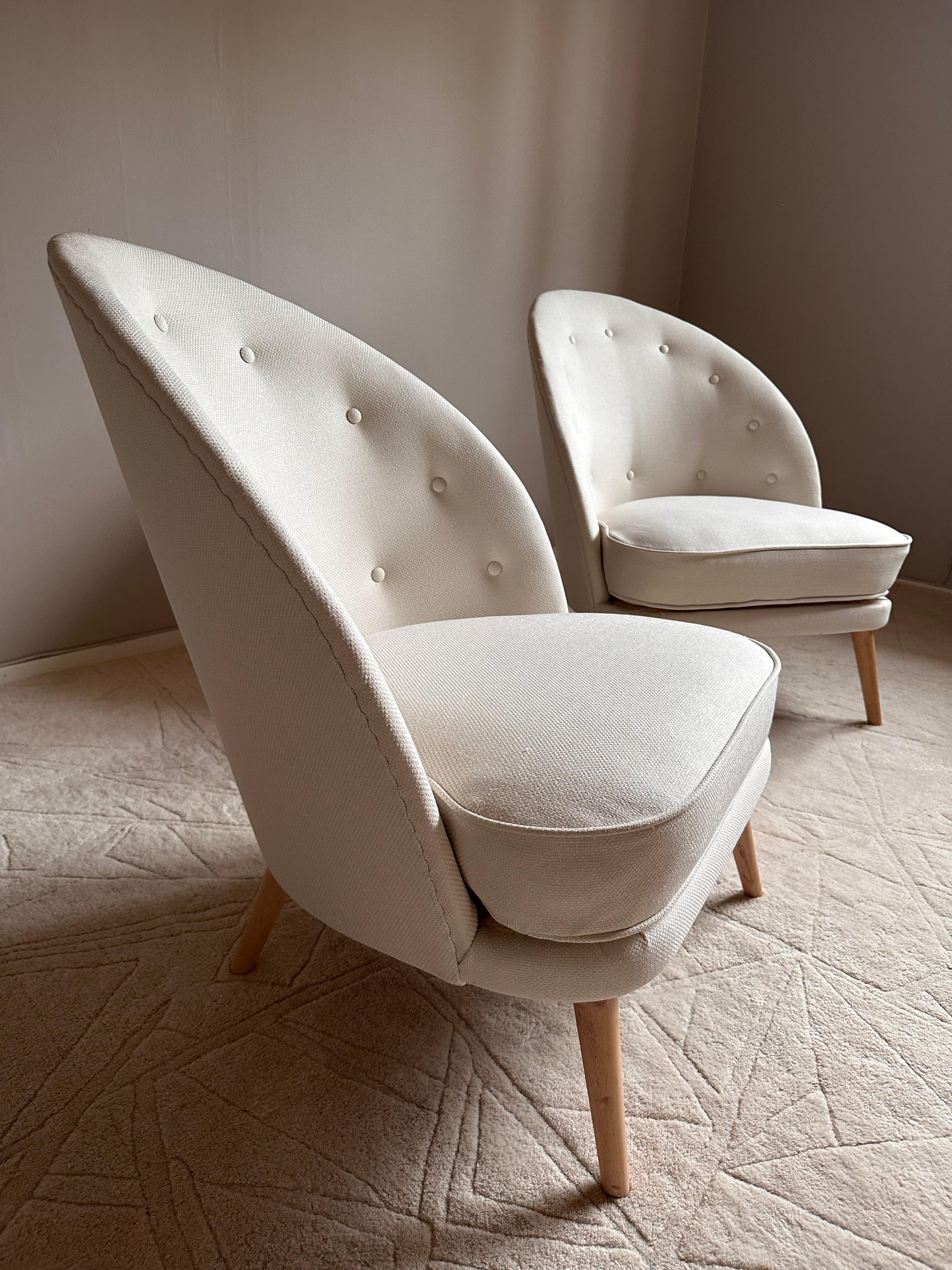 Swedish Arne Norell, att. Asymmetric Chairs