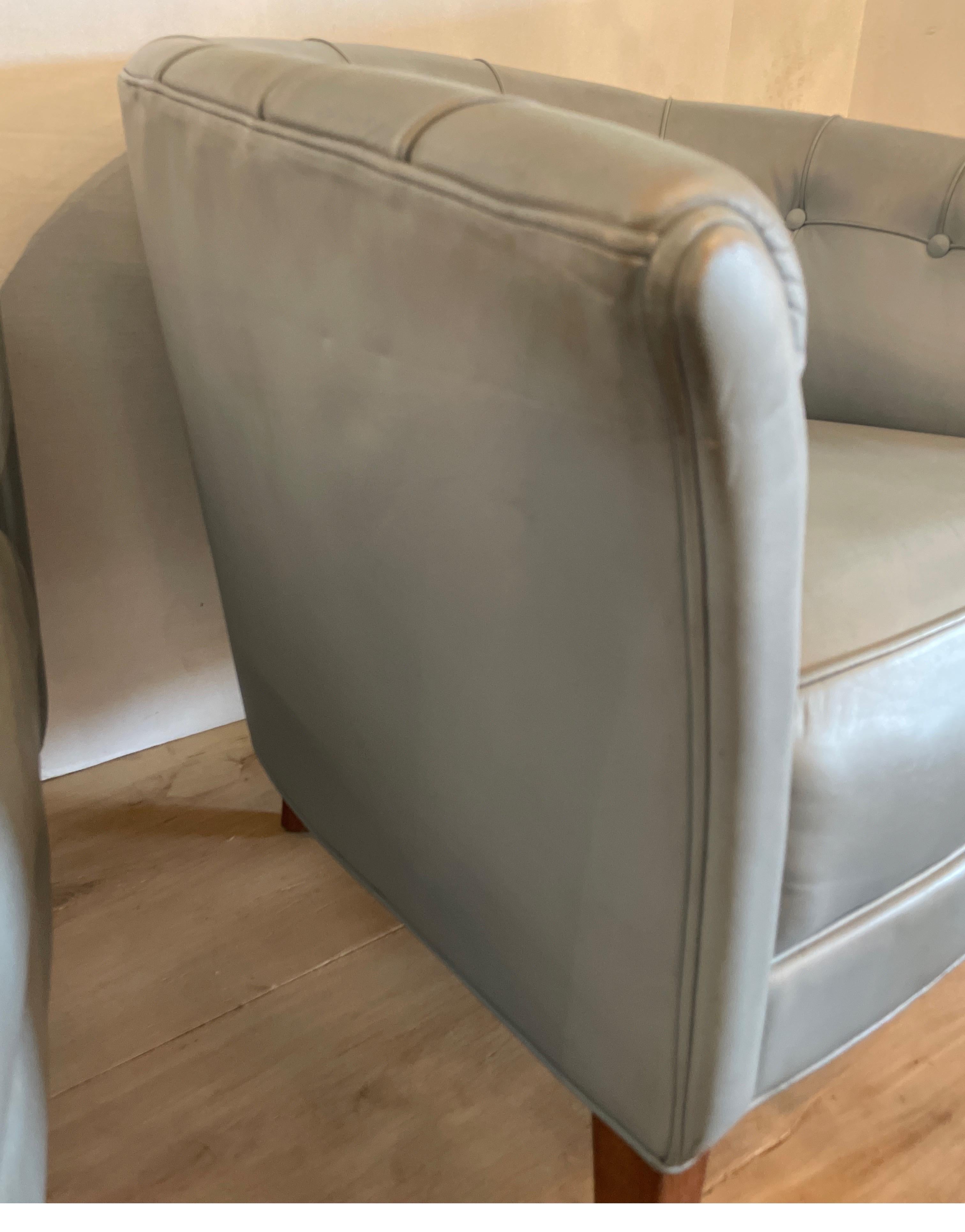 Arne Norell Club Chairs  In Distressed Condition For Sale In Houston, TX