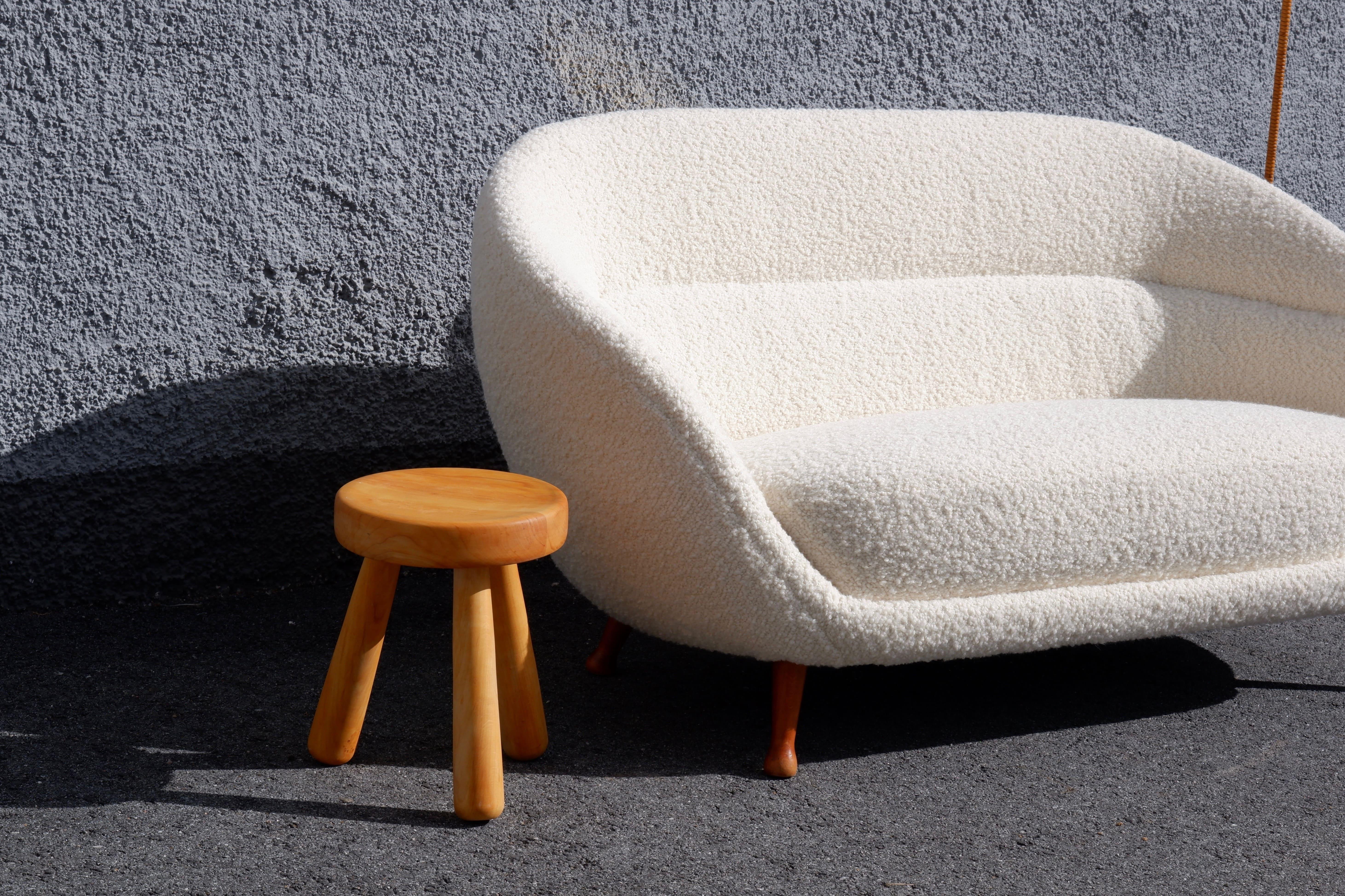 Milieu du XXe siècle Arne Norells curvy Soffa Produit par Westbergs Möbler, Suède, vers 1960 en vente