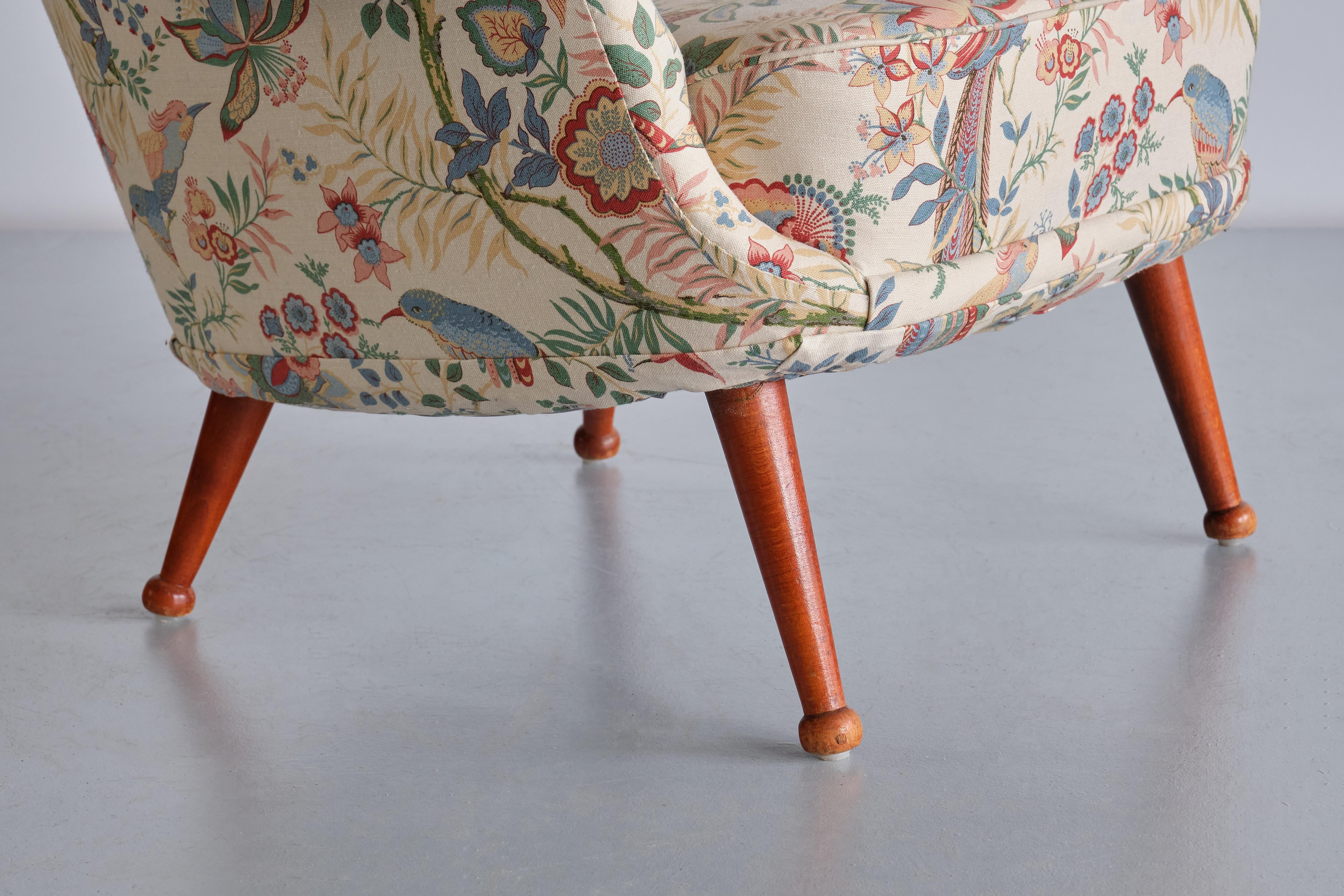 Arne Norell 'Divina' Armchair, Westbergs Möbler AB, Sweden, 1950s 5