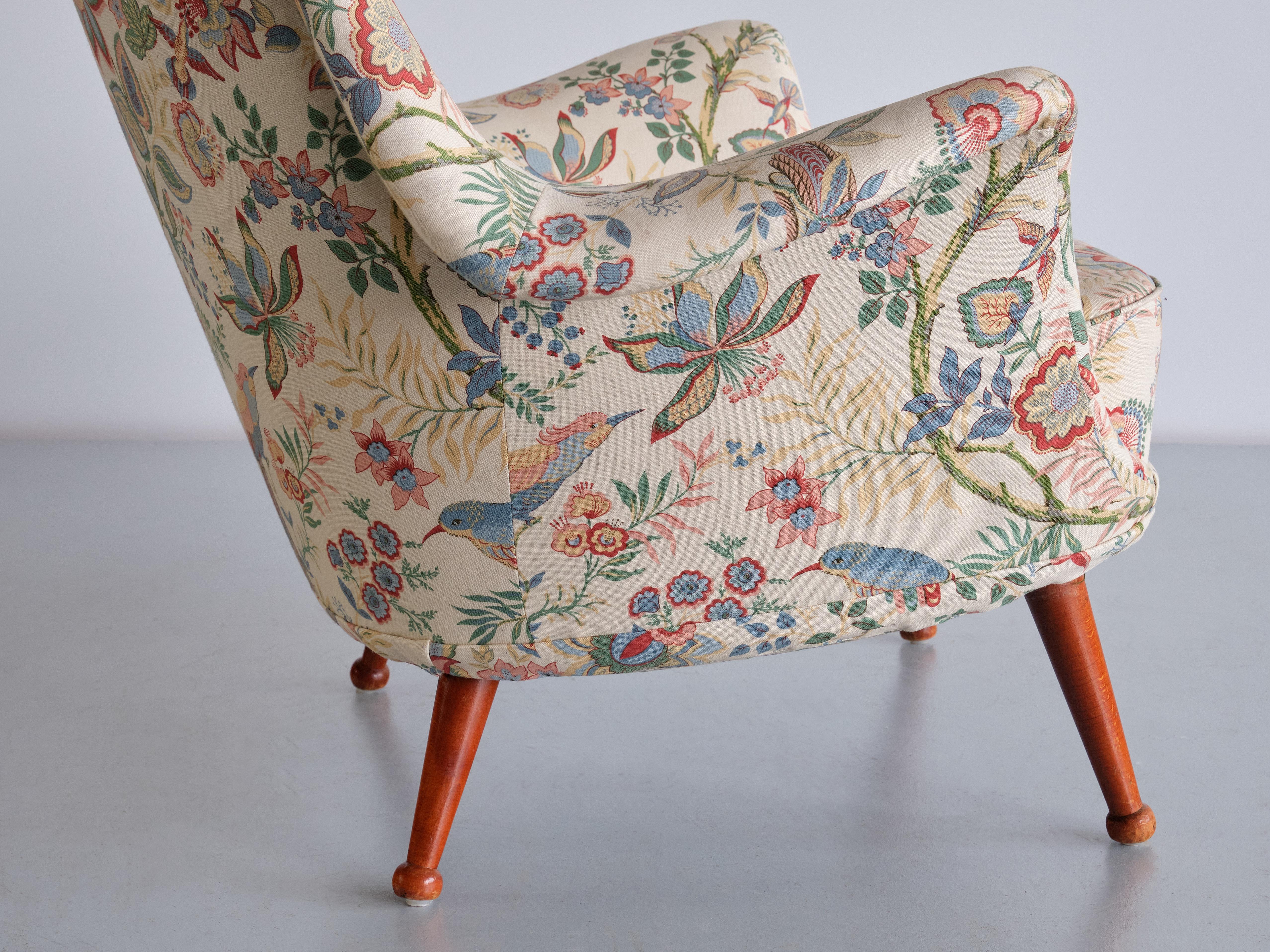 Arne Norell 'Divina' Armchair, Westbergs Möbler AB, Sweden, 1950s In Good Condition In The Hague, NL