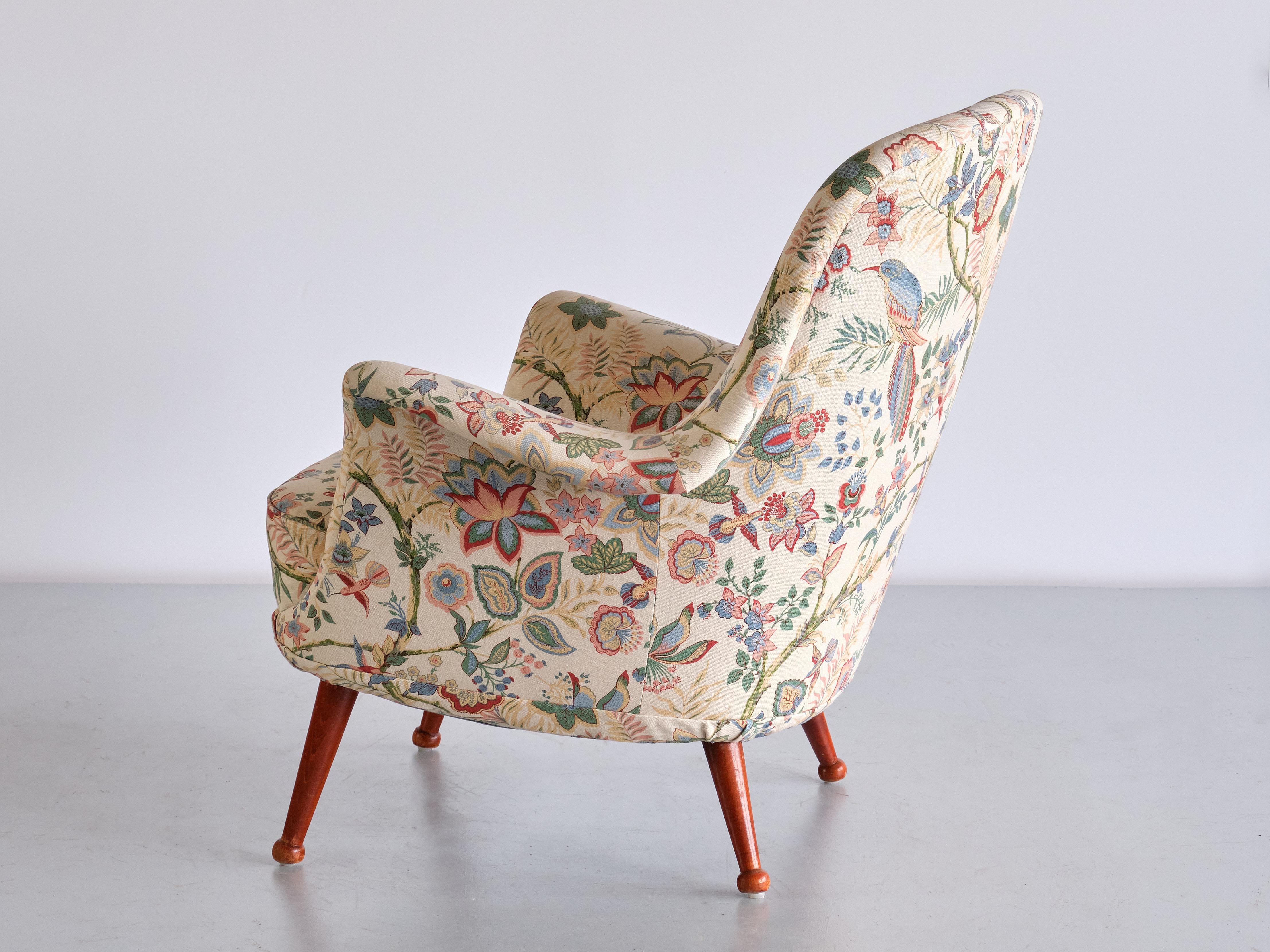 Arne Norell 'Divina' Armchair, Westbergs Möbler AB, Sweden, 1950s 1